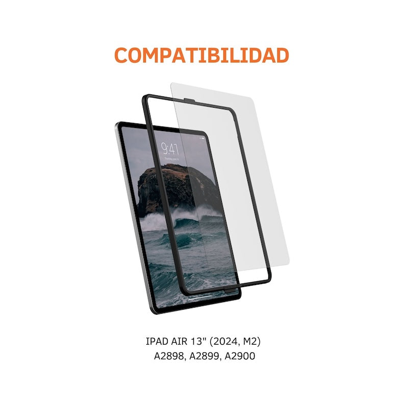 UAG Screen Protector for iPad Air 13 M2 - Tempered Glass, Anti-Scratch & Bubble-Free - Perfect for Work, Travel & Entertainment