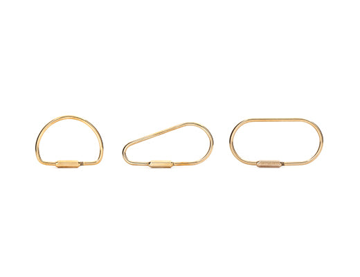 Premium Brass Keyrings - Durable & Stylish Key Chains for Home, Office & Travel - Perfect Gift for Men & Women