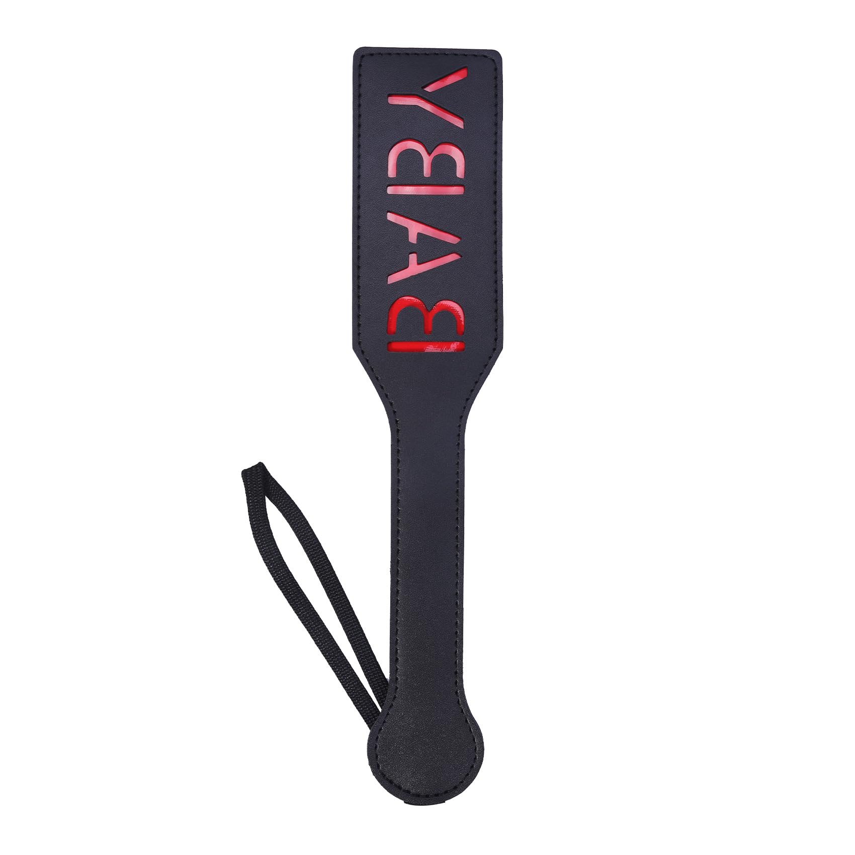 Premium Faux Leather Spanking Paddle - BDSM Bondage Toy for Adults, Couples Play & Sensual Exploration - Perfect for Bedroom Fun, Roleplay & BDSM Scenes