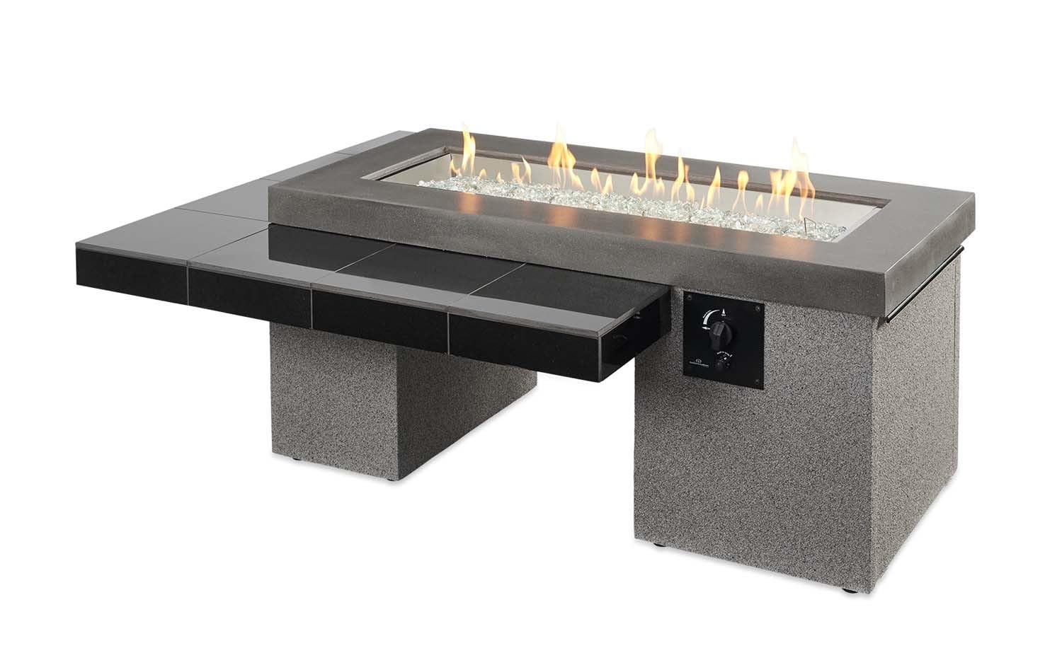 Outdoor Fire Table 42-Inch Propane Black for Patio & Backyard