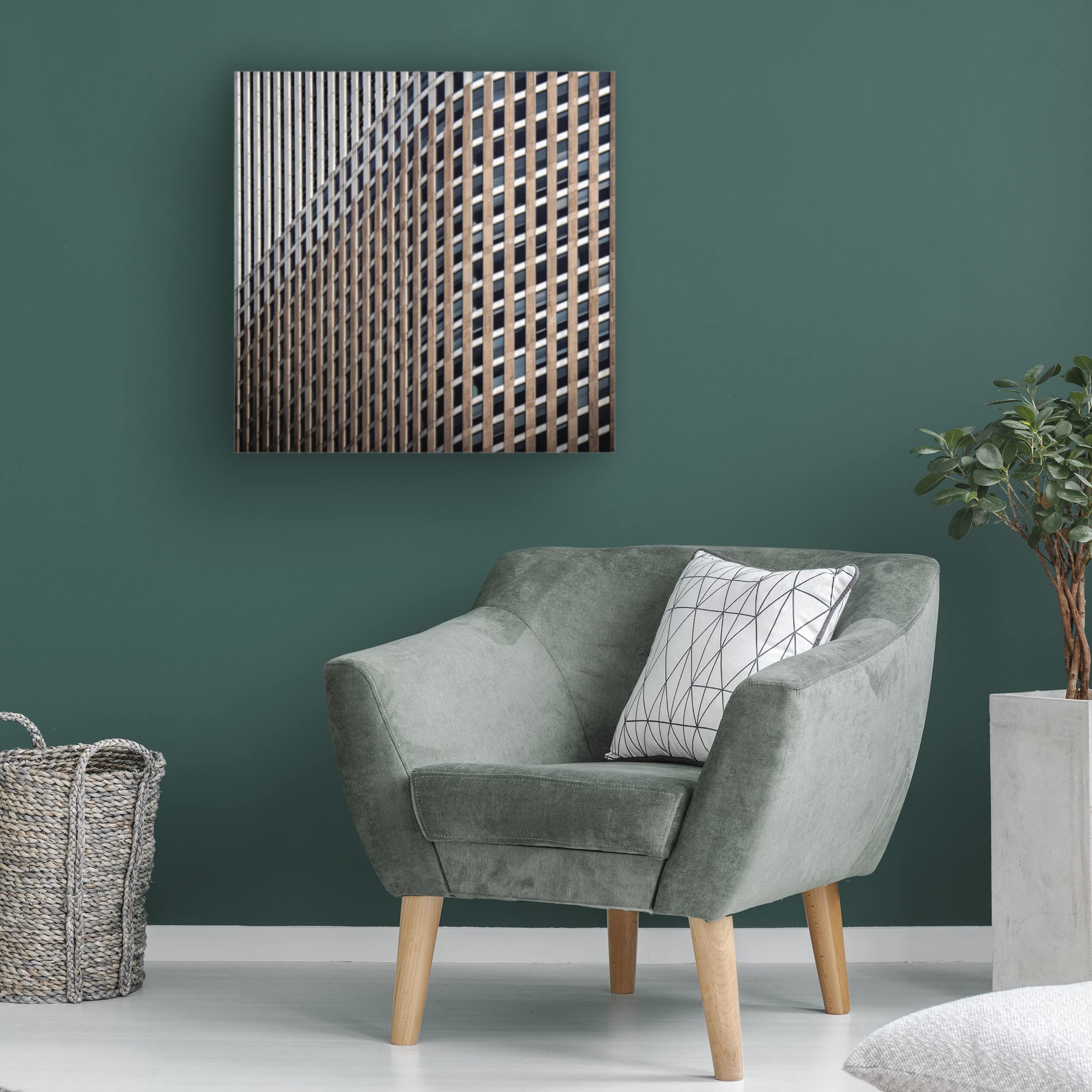 Trademark Fine Art 'Gold And Silver Offices' Canvas Wall Art by Gilbert Claes - Premium Office & Home Decor for Modern Interiors
