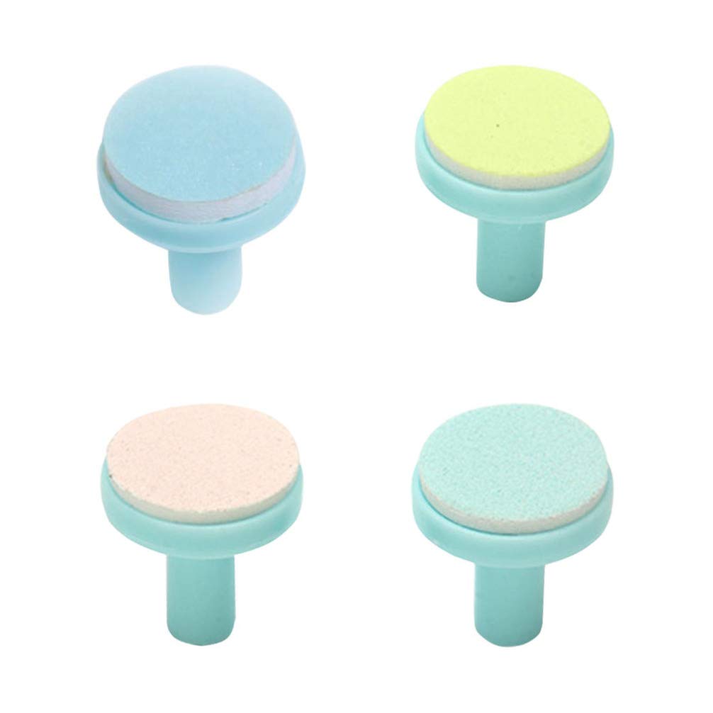 EXCEART 4pcs Baby Nail File Replacement Pads & Grinding Heads - Electric Nail Trimmer Accessories for Infant Toddler Kids - Gentle Polish Disc for Toes & Fingernails Care - Perfect for Home Use, Travel & Baby Grooming Kits