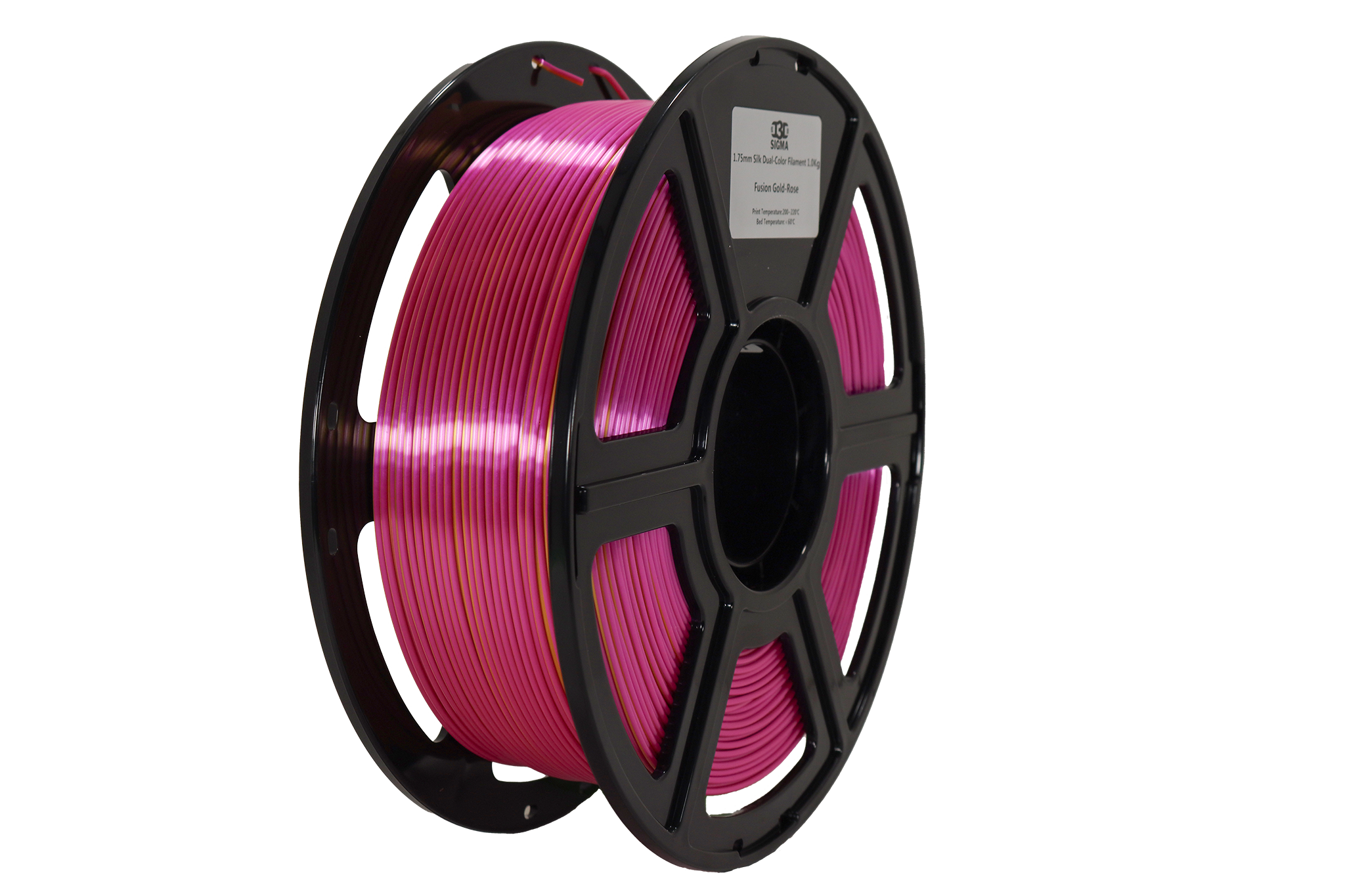 Premium D3D Sigma Silk PLA Filament 1.75mm - 1kg Spool with Vibrant Multi-Color Options for 3D Printing, DIY Projects & Creative Crafts