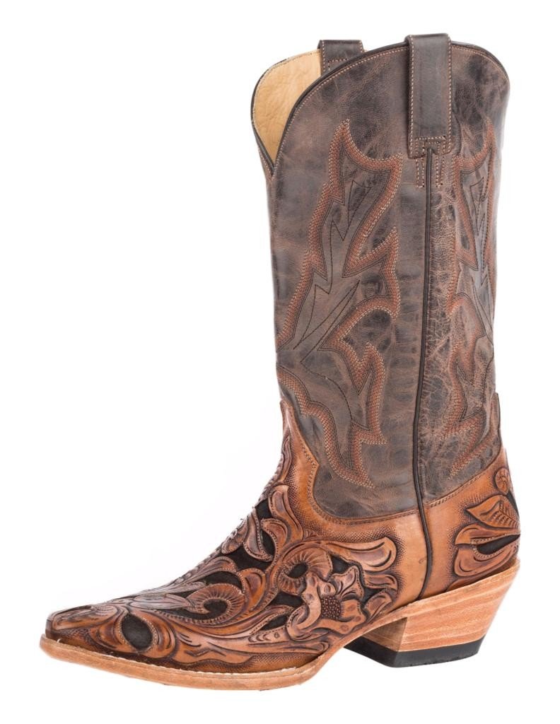 Stetson Men's Western Boots - Durable Cowboy Boots for Riding, Work & Casual Wear | Comfortable & Stylish Leather Boots for Outdoor Activities