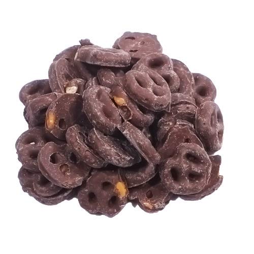 Grabeez Mini Chocolate Pretzels - 12 Pack (3.25oz Each) - Perfect for Snacking, Party Favors & Office Treats