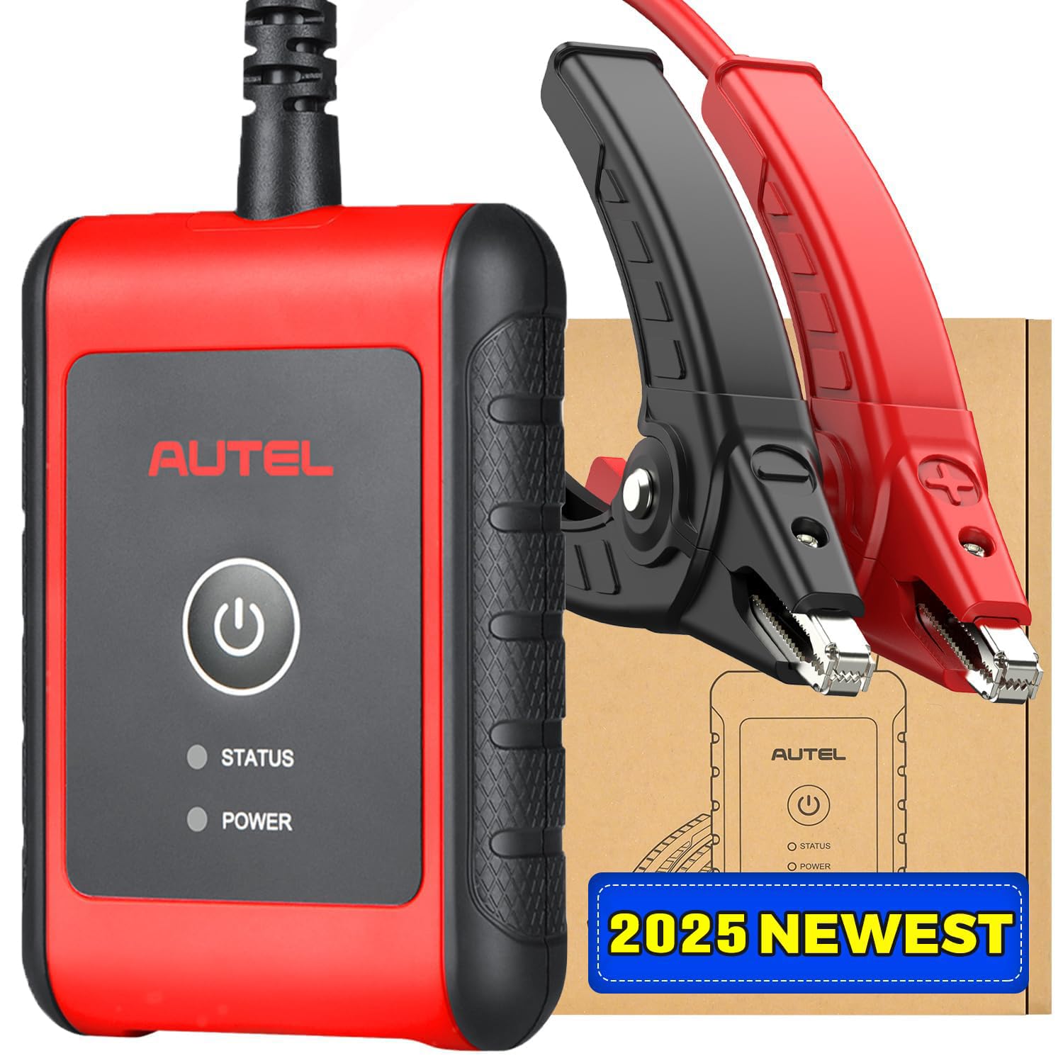 Autel MaxiBAS BT506 6V/12V/24V Battery & Alternator Tester - 100-2000 CCA Load Test, Adaptive Conductance Technology for Higher Accuracy | Automotive Charging System Diagnostic Tool for Cars, Trucks, SUVs | Perfect for Mechanics & DIY Car Maintenance