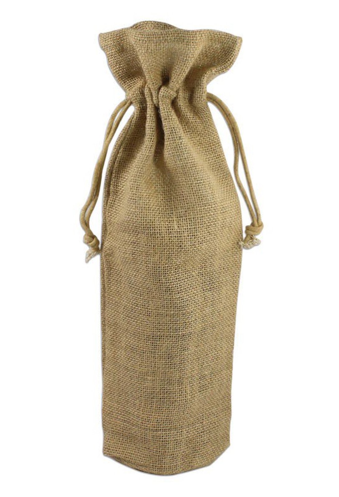 Natural Jute Wine Bags with Drawstrings - 50 Pack Eco-Friendly Wedding Favors, Party & Christmas Gift Bags for Wine Bottles - Perfect for Weddings, Holidays & Corporate Events