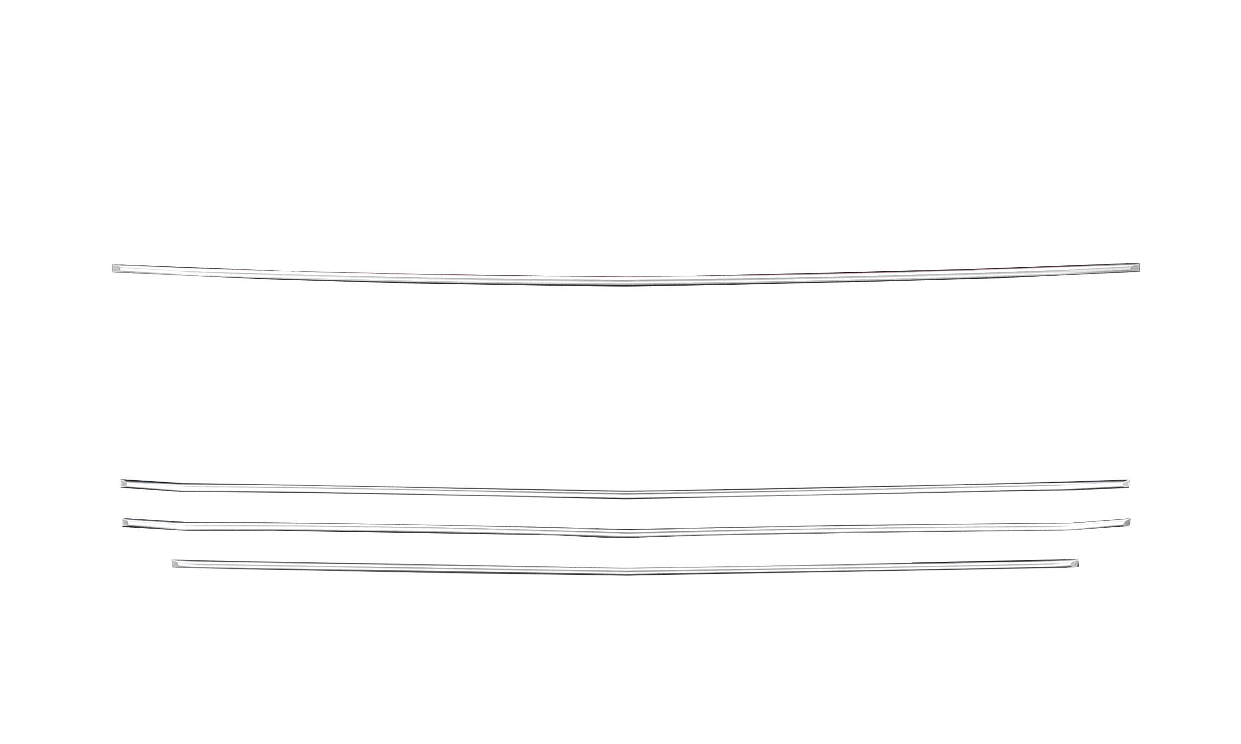 2019-2022 Chevy Silverado 1500 Trail Boss RST LT Billet Grille - Brushed Horizontal Round 4-Piece Overlay (PN#6211233) | Fits Non-Camera Models | Upgrade Your Truck's Front End Style