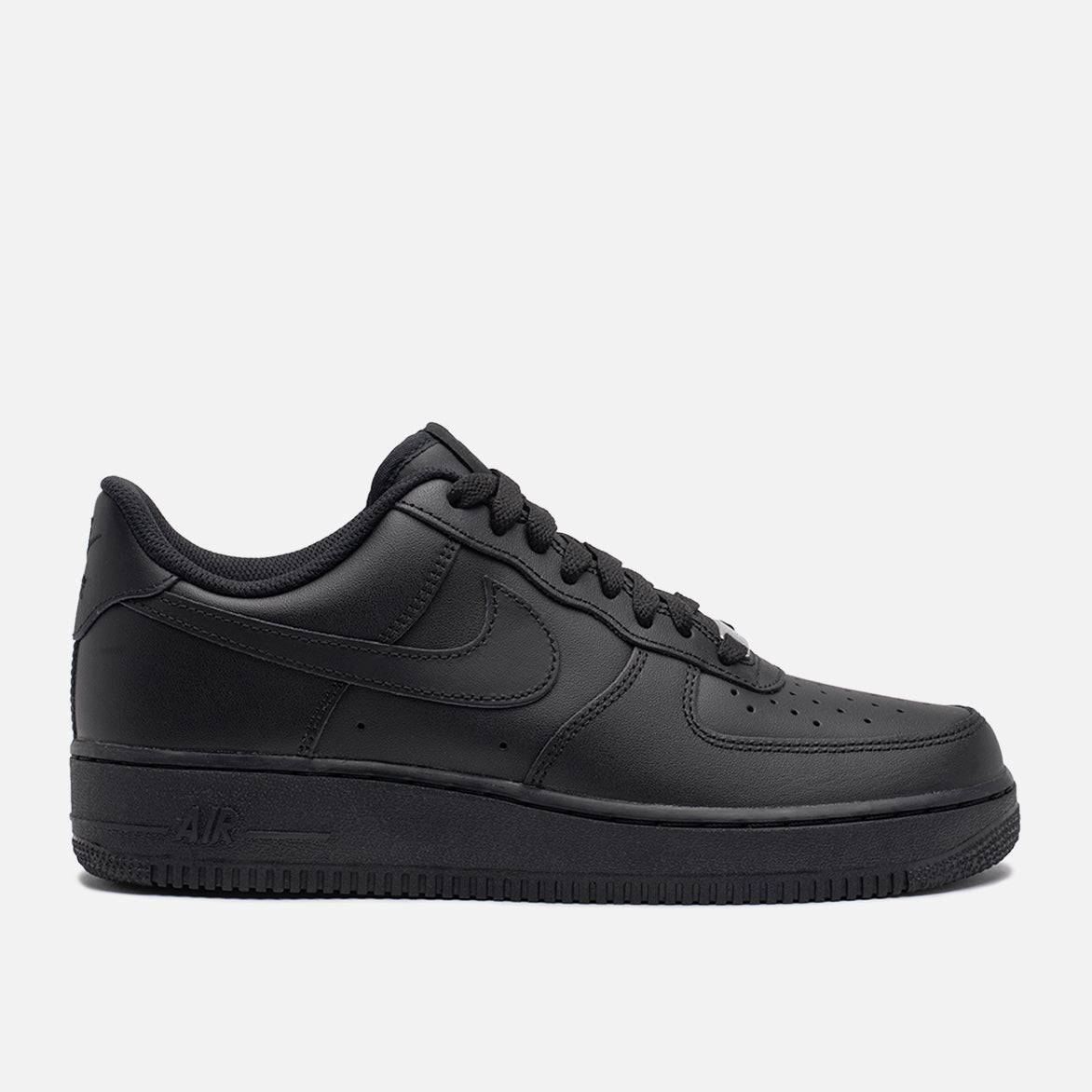 Nike Air Force 1 Low '07 Men's Sneakers - Black/Black - Casual Basketball Shoes for Streetwear & Everyday Wear
