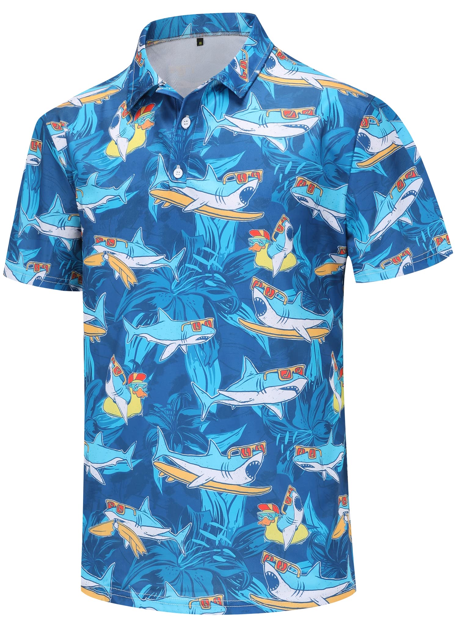 Men's Dry Fit Golf Shirts - Moisture Wicking Short Sleeve Polo Shirt for Golfers | Funny & Stylish Design for Golf Course & Casual Wear