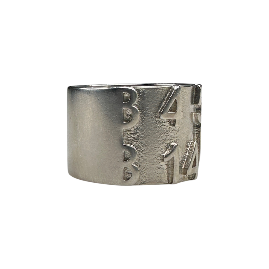 MM6 Maison Margiela Minimalist Silver Ring for Women - Elegant Stackable Jewelry for Everyday Wear, Gift Giving & Special Occasions
