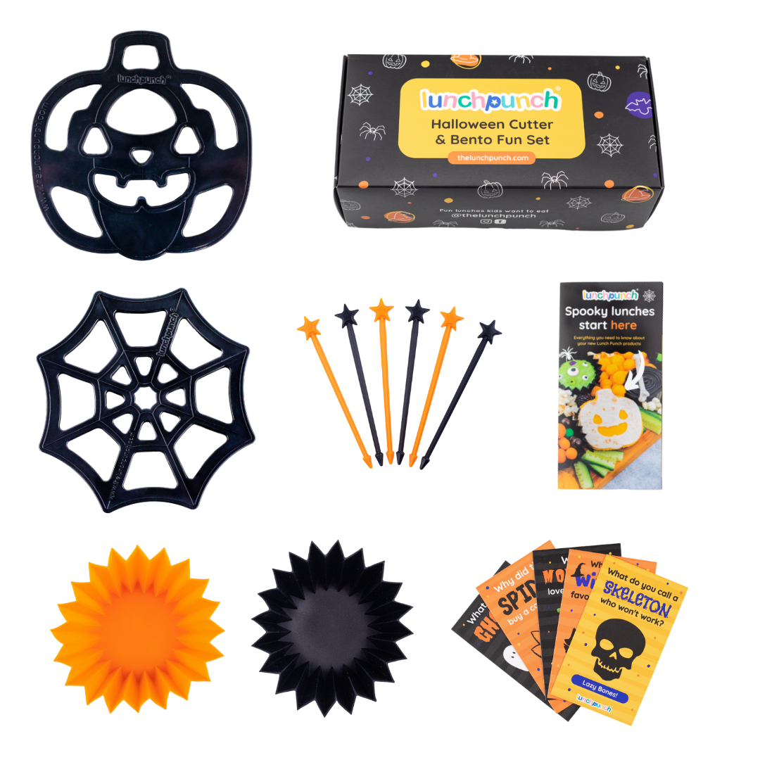 Halloween Sandwich Cutters Set - Fun Lunch Punch Shapes for Kids, Bento Box & Party Food Decorations - Perfect for School Lunches, Halloween Parties & Holiday Snacks