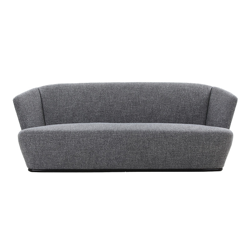 ASTRID 3-Seater Sofa - Modern Grey Fabric Couch for Living Room, Lounge & Home Decor | Comfortable Sectional Sofa for Small Spaces
