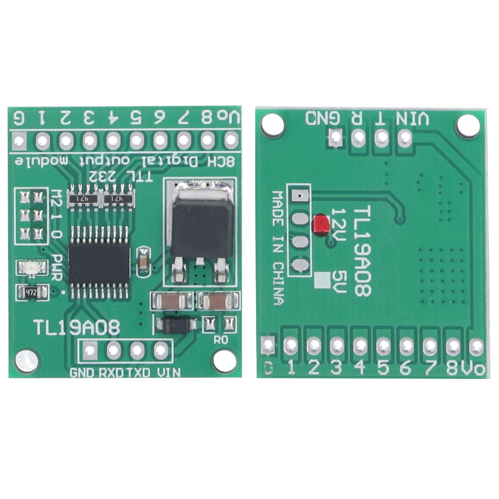 8-Channel IO Control Module Board for Smart Home Automation - Perfect for Lighting, Security & Appliance Control