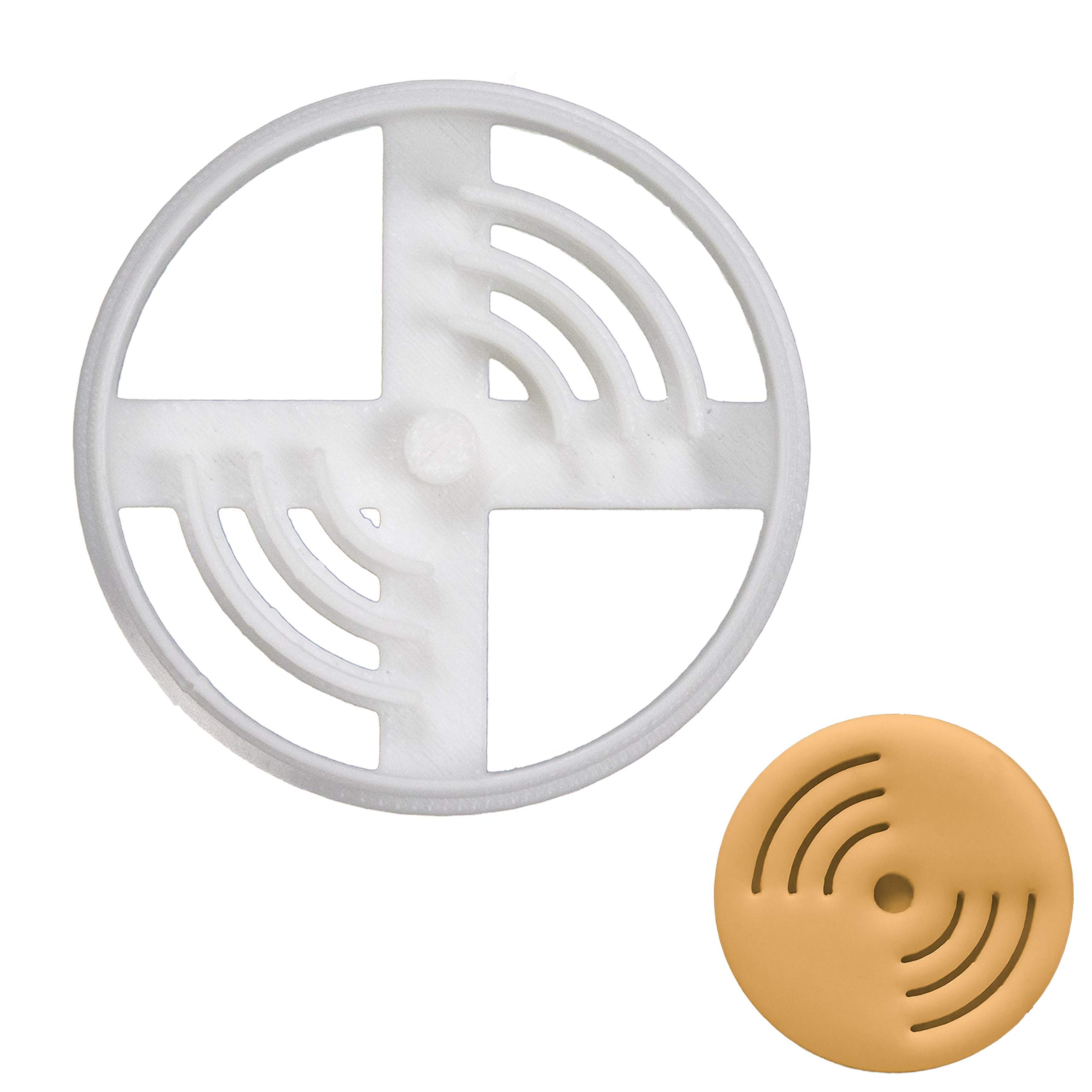 Bakerlogy Vinyl Disc Cookie Cutter - 1 Piece Durable Baking Tool for Sugar Cookies, Fondant, and DIY Crafts | Perfect for Holiday Baking, Birthday Parties, and Home Decor Projects