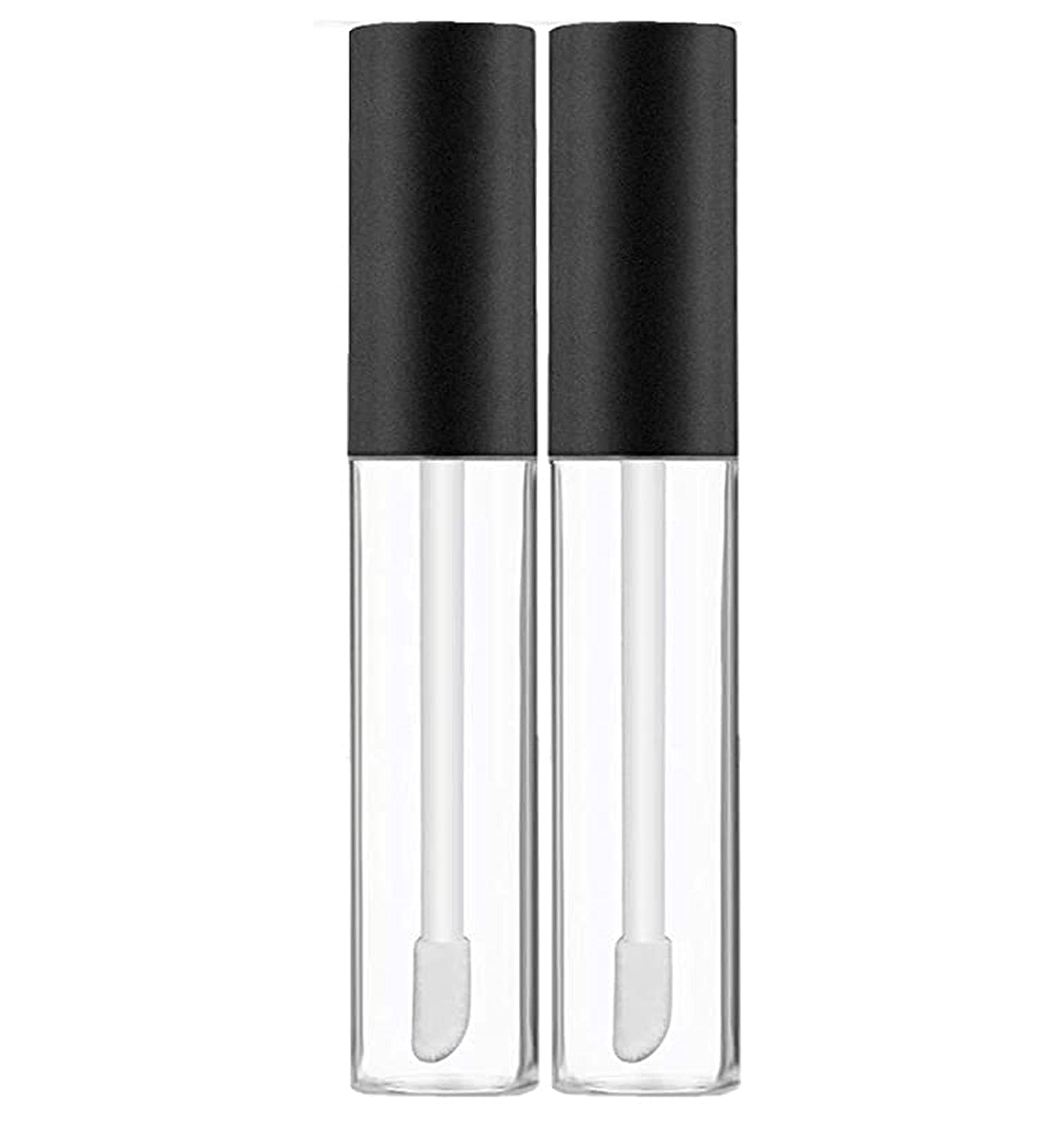 Unbreakable Travel Empty Lip Gloss Containers - 5ML Refillable Clear Plastic Bottles with Plug for Lip Care & Cosmetic Oils (Pack of 1) - Perfect for DIY Beauty, Travel Toiletries & Makeup Organizers
