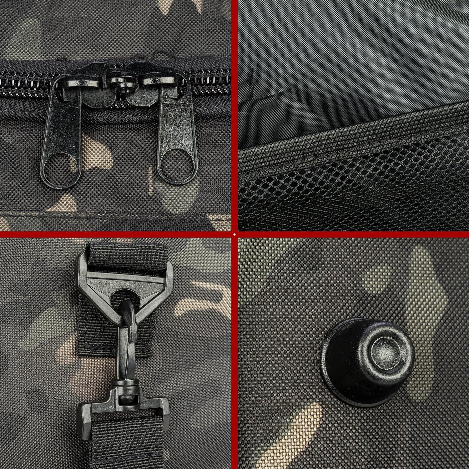 Tactical Duffle Bag with Shoe Compartment - Gym & Travel Gear for Men & Women