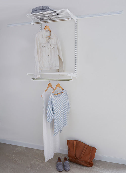 Elfa Starter Hanging Kit 5-Pack - 60cm Wide Wall Organizer for Closet & Storage - Perfect for Bedroom, Bathroom, and Office Organization