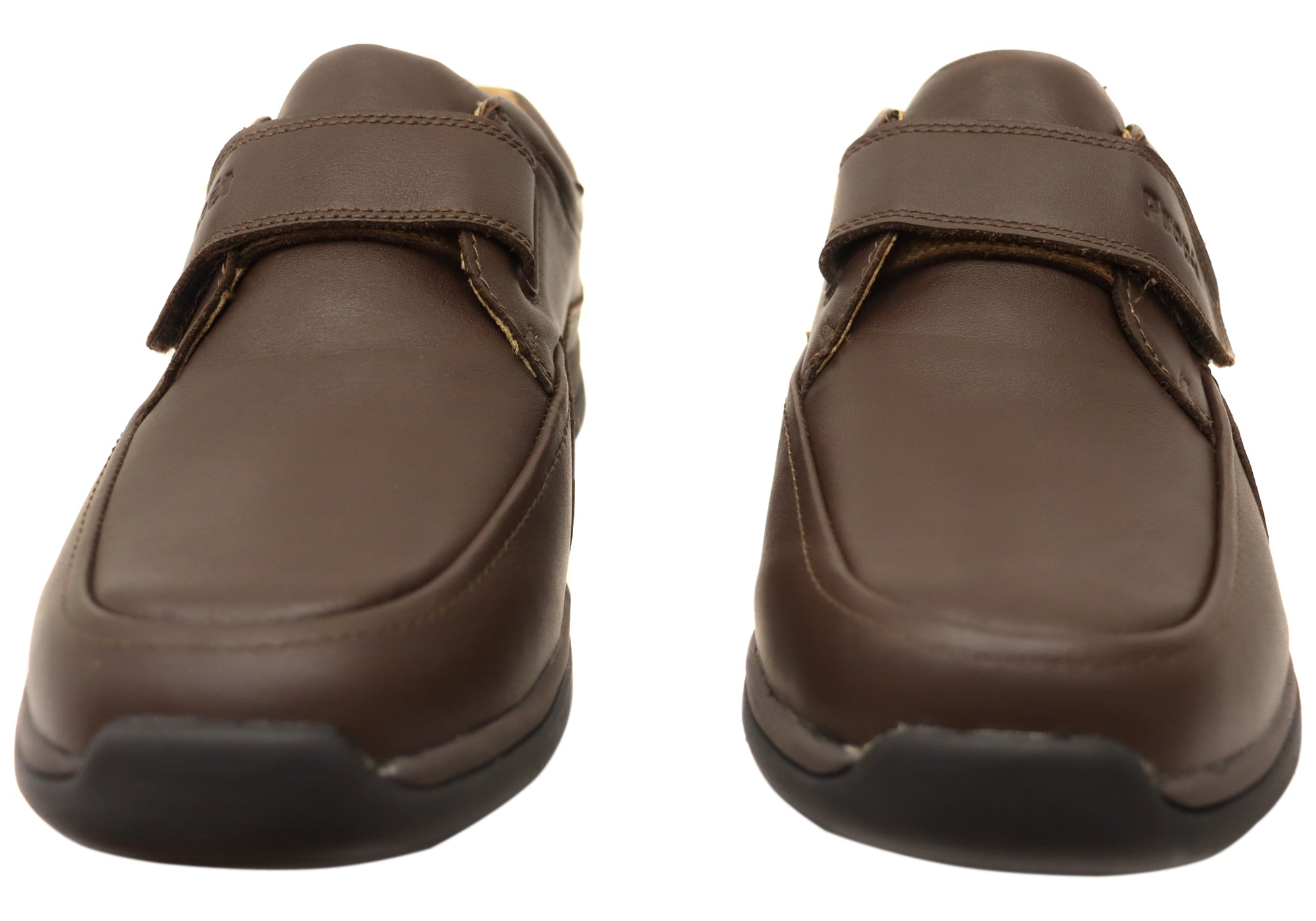 Propet Men's Parker 3E Extra Wide Leather Adjustable Strap Walking Shoes - Comfortable Orthopedic Footwear for Daily Wear & Outdoor Activities