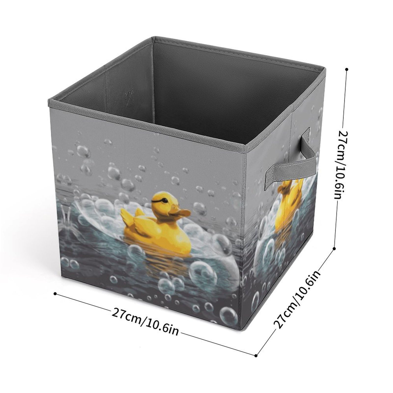 Foldable Cube Storage Bins with Handles - Closet Organizer for Clothes, Toys & Home Organization | Perfect for Shelves, Cabinets & Underbed Storage
