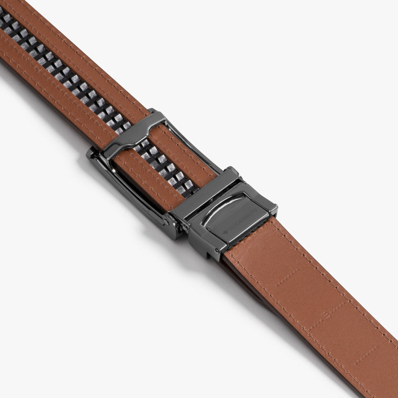 Premium Full Grain Leather Belt for Men - Genuine Adobe Leather Dress & Casual Belt - Durable & Stylish for Office, Business, Wedding & Everyday Wear