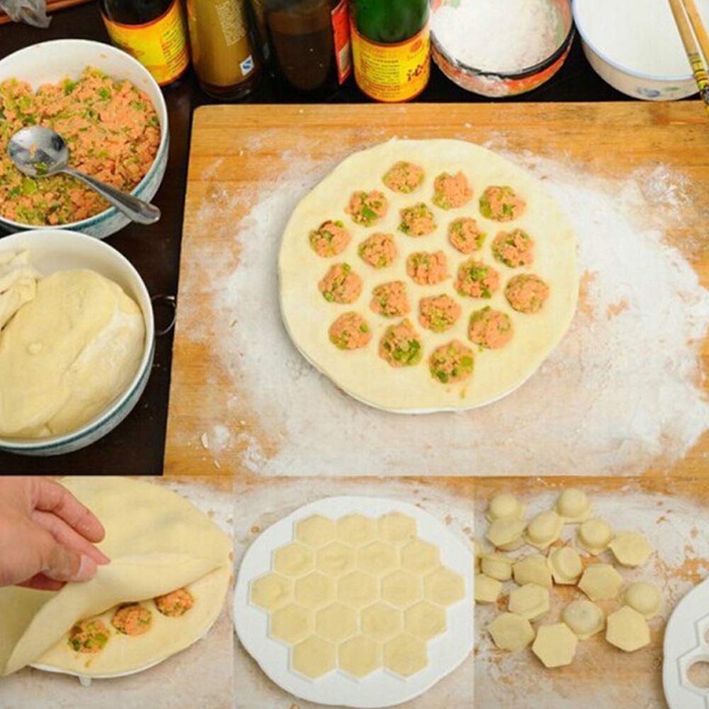 37-Hole Ravioli Maker & Dumpling Mould - Aluminum Alloy Pasta Cutter for Homemade Dumplings, Ravioli & Pastry | Perfect for Italian Cooking, Asian Cuisine & DIY Kitchen Creations