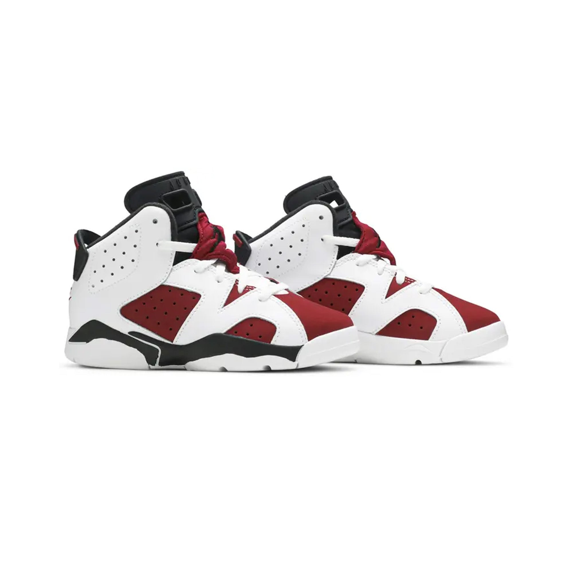 Air Jordan 6 'Carmine' PS Kids Basketball Shoes (2021) - Retro Sneakers for Boys, Girls & Youth - Perfect for Basketball Games, Streetwear & Sneaker Collection