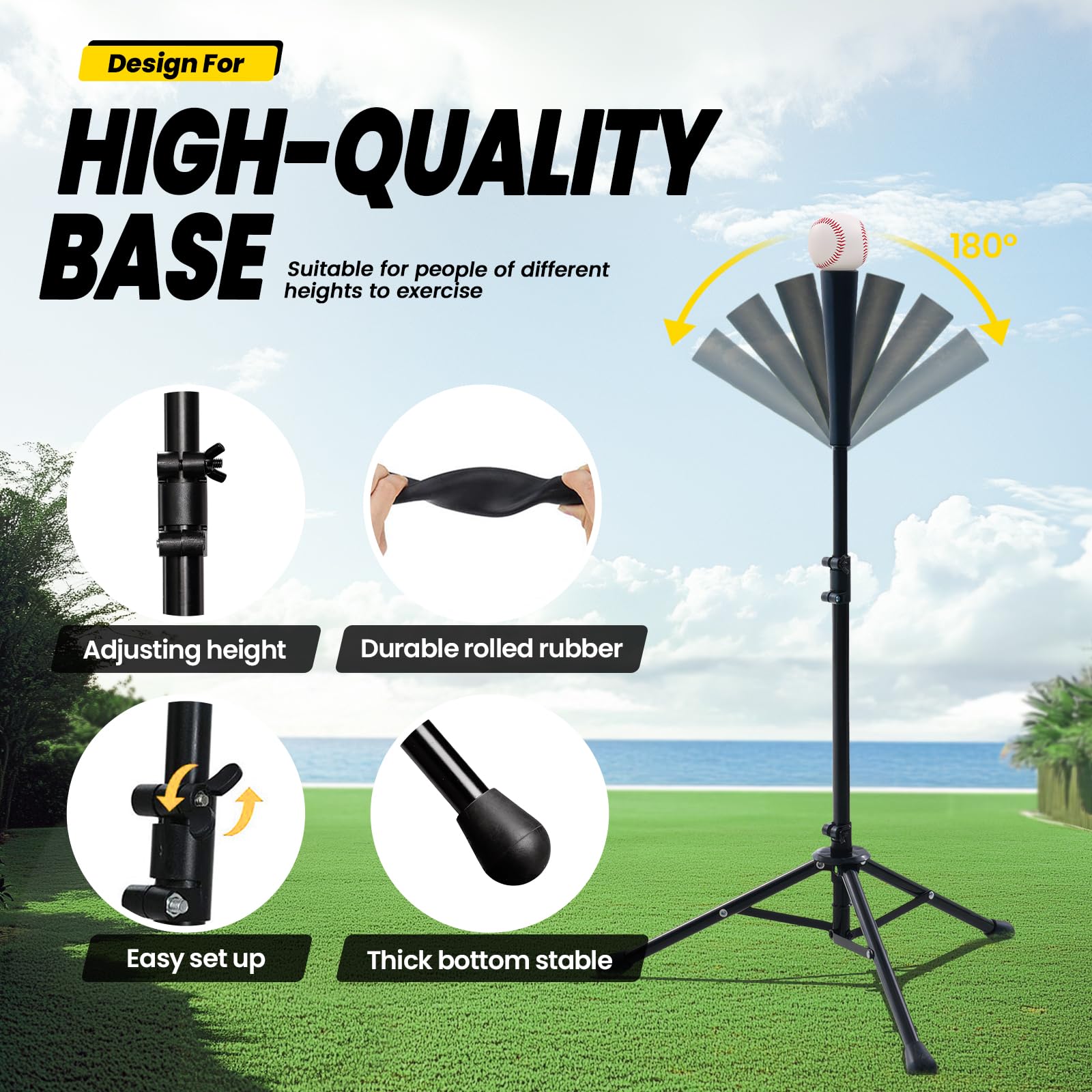 Zupapa 7x7 Feet Baseball & Softball Practice Net with Strike Zone - Portable Backstop Training Net for Batting, Hitting, Pitching & Catching - Perfect for Backyard, Field & Indoor Practice Sessions