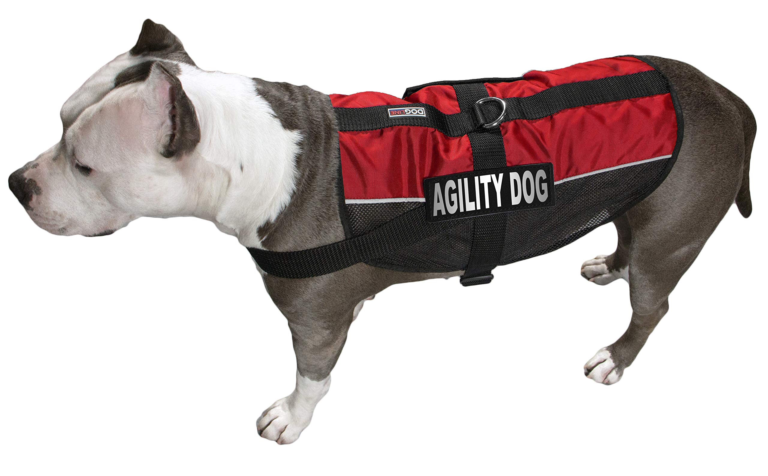 Dogline Agility Dog Removable Patches - Large & X-Large Sizes for Training & Competition | Perfect for Dog Sports, Agility Courses & Obedience Training