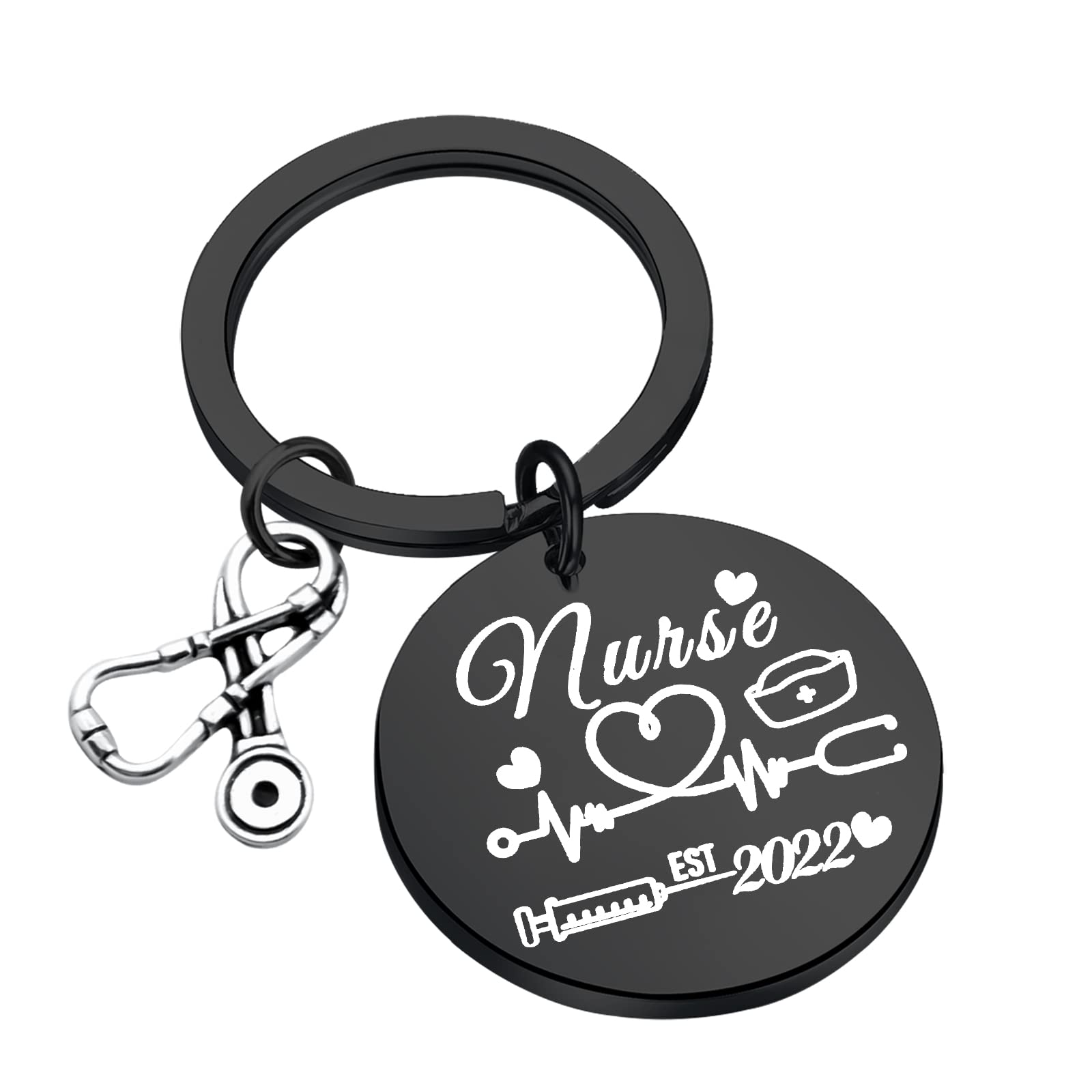 BNQL Nurse Keychain - Nursing Appreciation Gift for Graduates, Jewelry for Nurses, Class of 2023 - Perfect for Nurse Week, Graduation Ceremonies & Daily Use