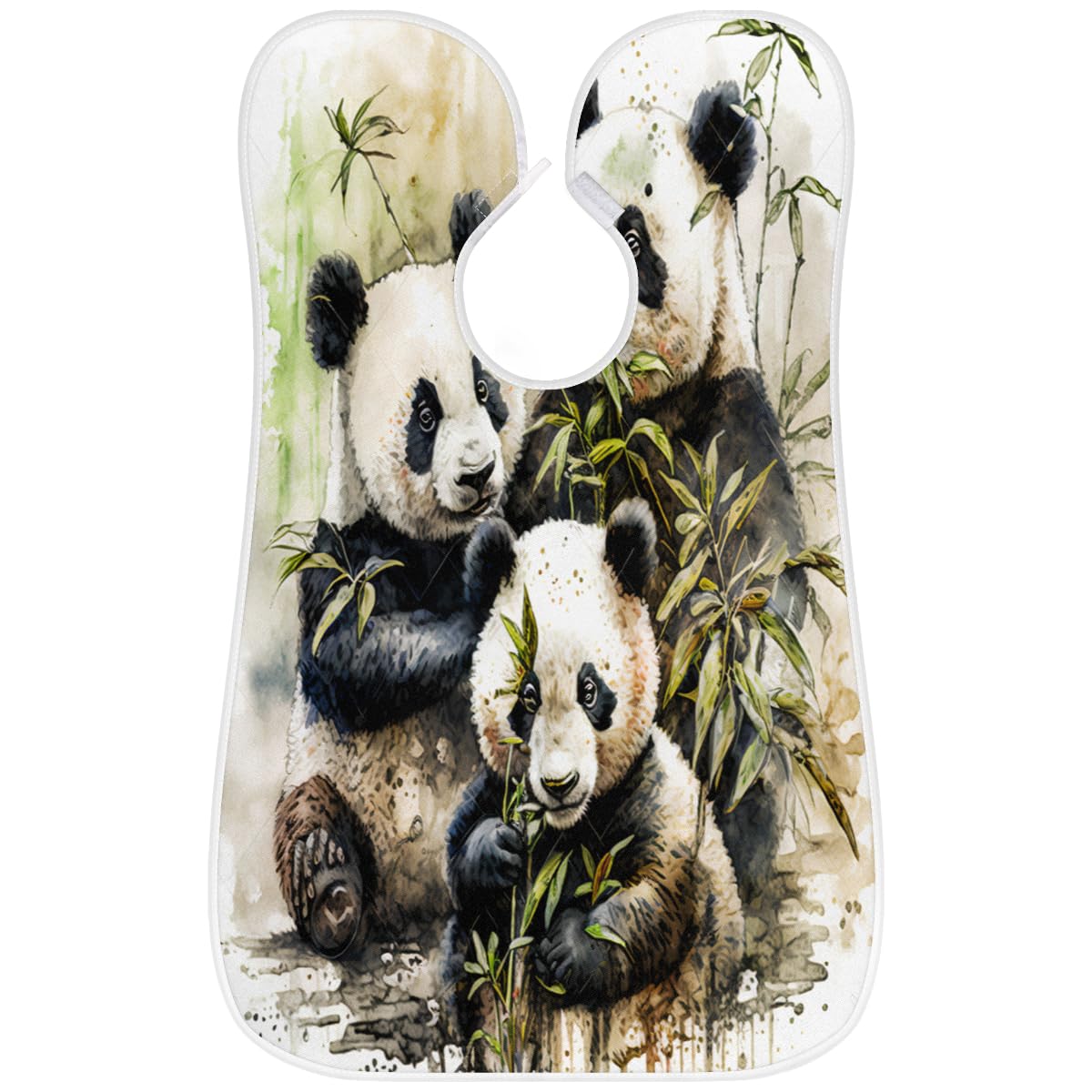 Men's Cute Animal Panda Beard Shaving Bib - Waterproof Hair Dye Apron for Barbers & Stylists - Sink Hair Catcher for Beard Trimming & Makeup - Perfect Gift for Grooming & Salon Use