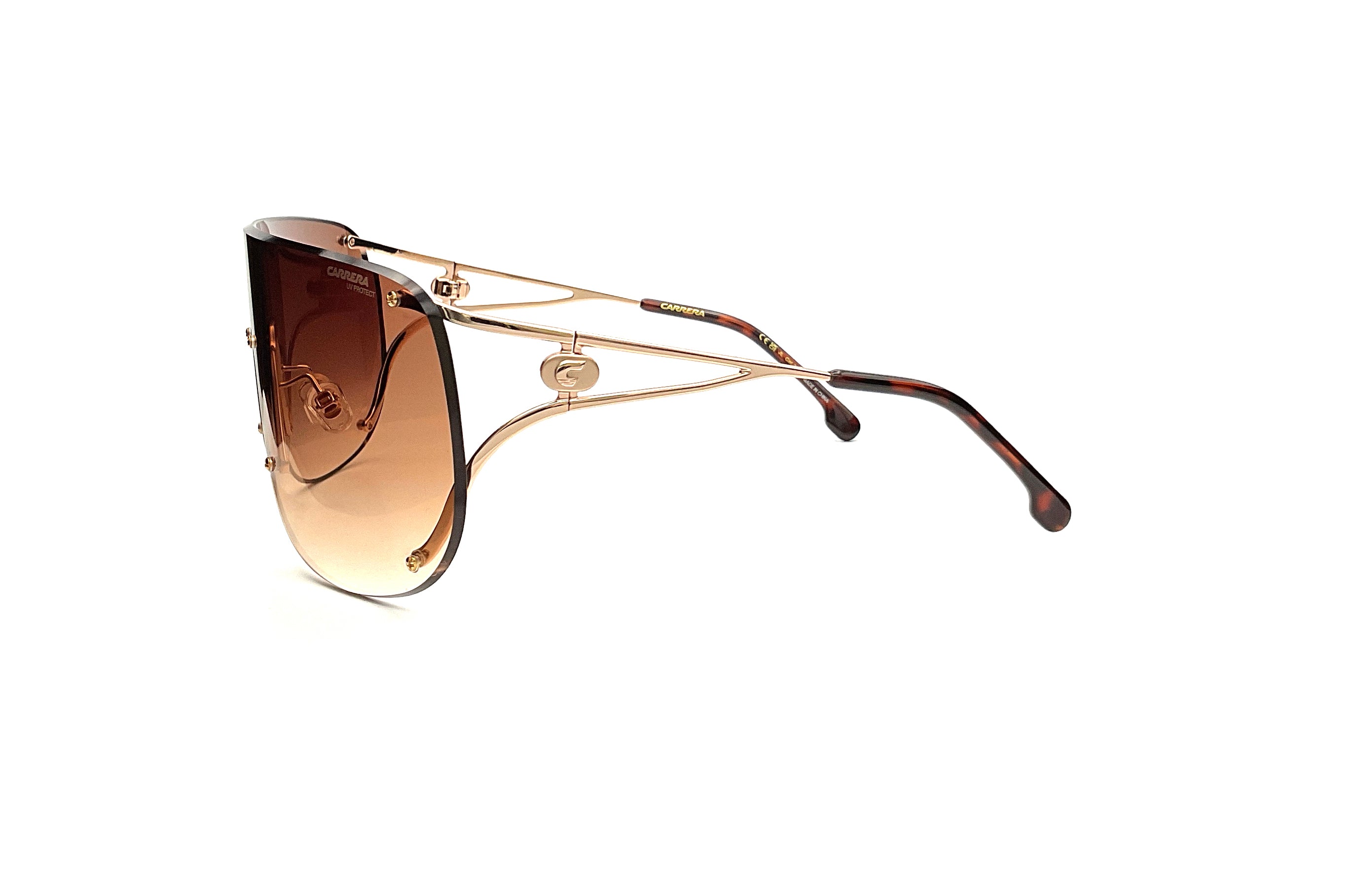 Carrera 3006/S Sunglasses - Gold Copper Frame, UV Protection, Polarized Lenses for Men & Women | Perfect for Driving, Outdoor Sports & Fashion Accessories