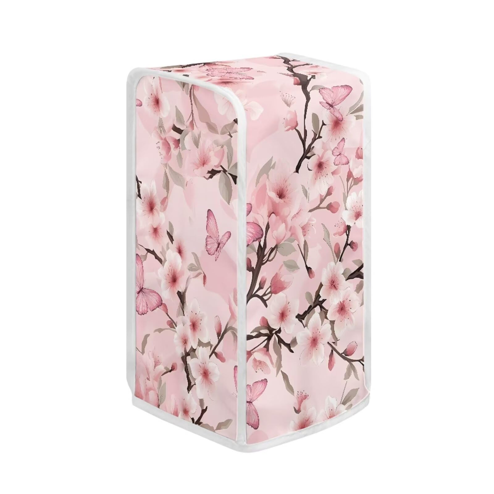 Pink Flower Can Opener Cover - Dust & Stain Protection for Electric/Automatic Can Openers - Universal Fit Kitchen Appliance Cover (Ideal for Countertop Storage & Kitchen Organization)