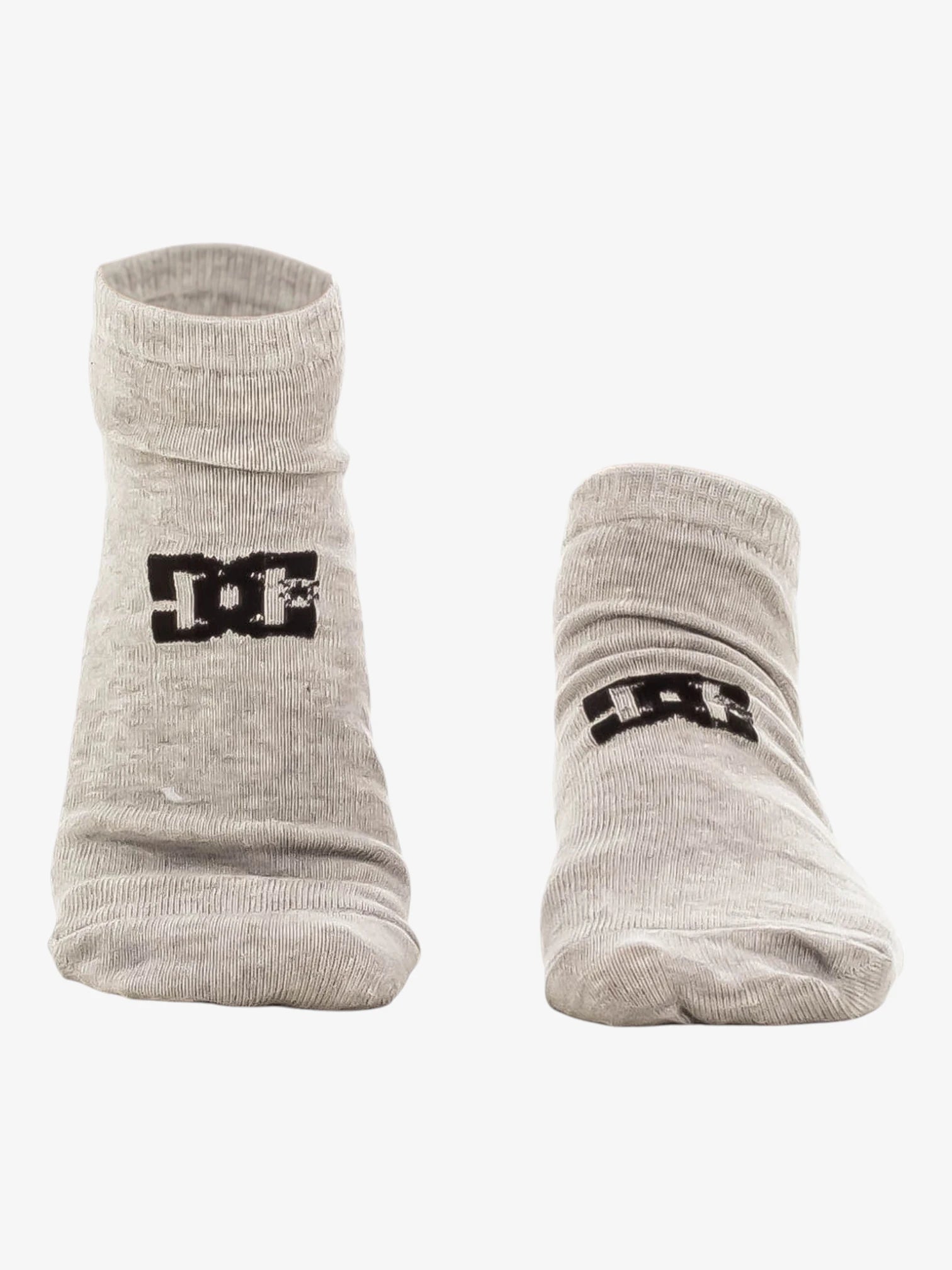 DC Ankle Pack x2 - Black & Gray Compression Socks for Running, Hiking & Sports - Breathable Support Socks for Men & Women