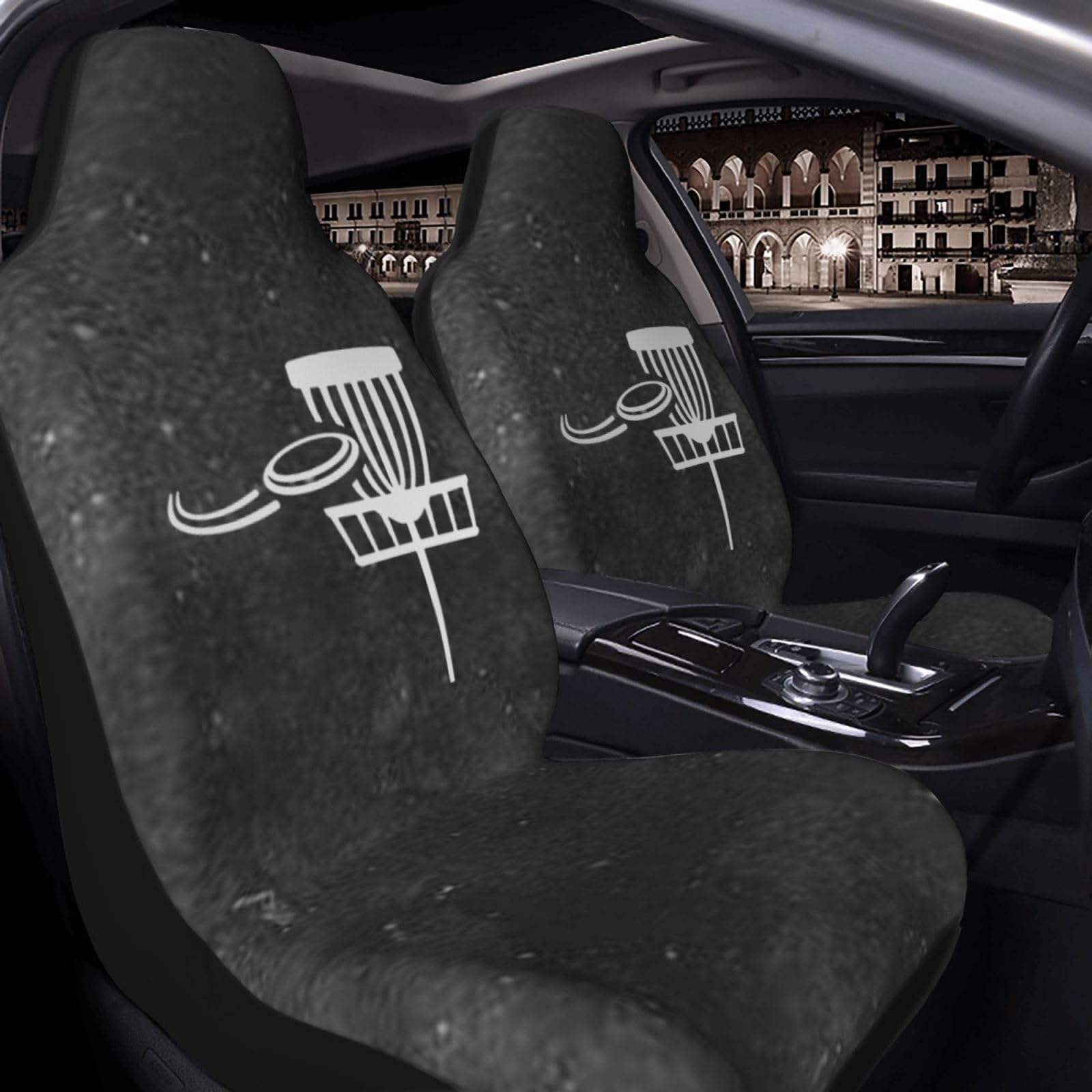 Breathable Washable Disc Golf Car Seat Covers - Universal Fit for Sedan, SUV & Truck - Protect Seats from Dirt & Wear - Perfect for Sports Enthusiasts & Outdoor Adventures