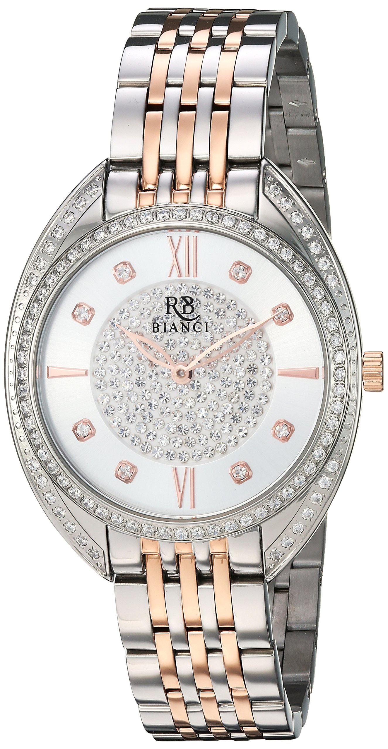 Roberto Bianchi Women's RB0212 Aveta Two-Tone Analog Quartz Watch - Elegant & Stylish for Office, Party & Everyday Wear