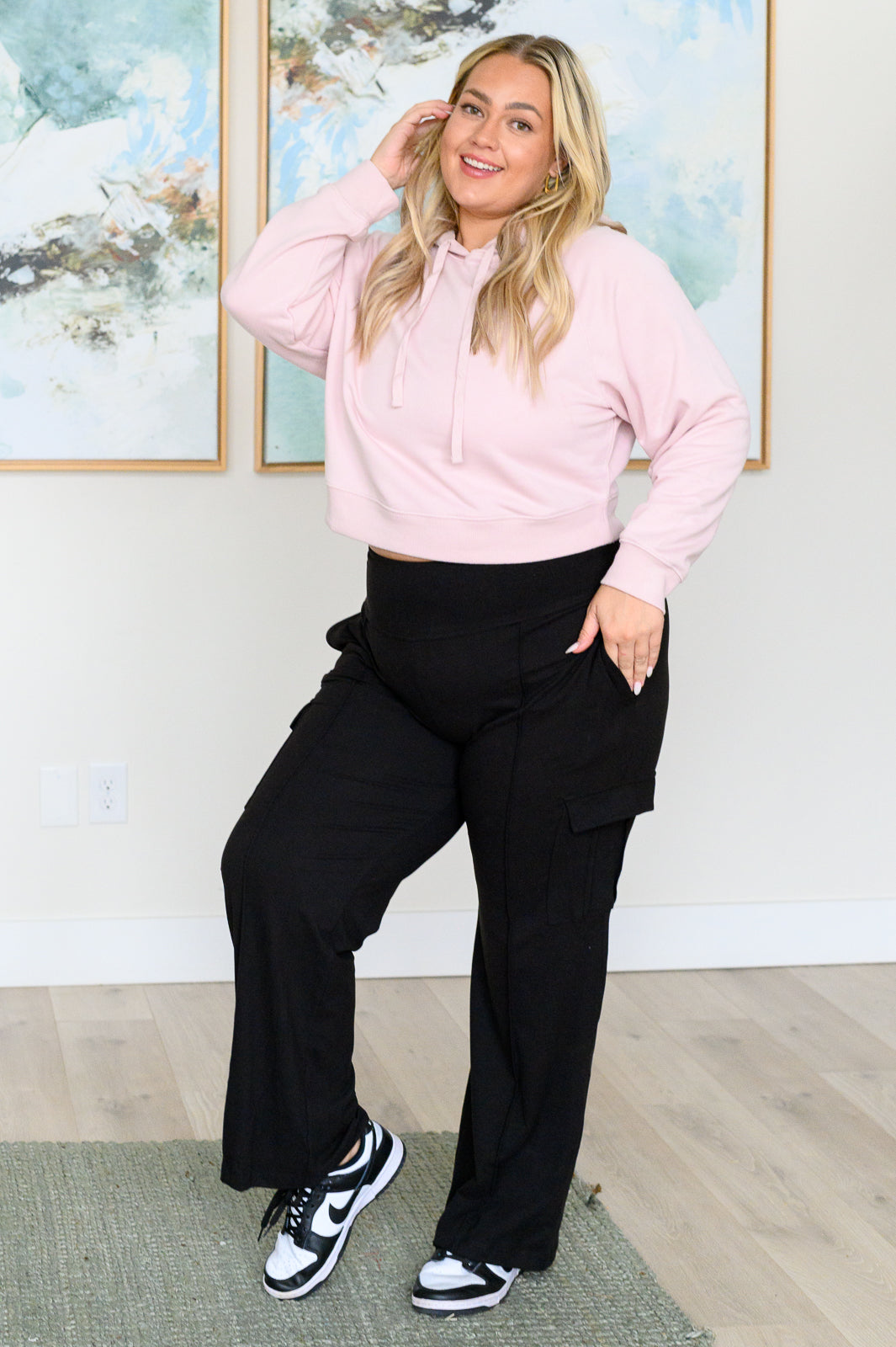 Had Me in the First Half Pullover Hoodie - Soft Baby Pink Sweatshirt for Women | Cute Casual Outfit, Loungewear, Streetwear Fashion