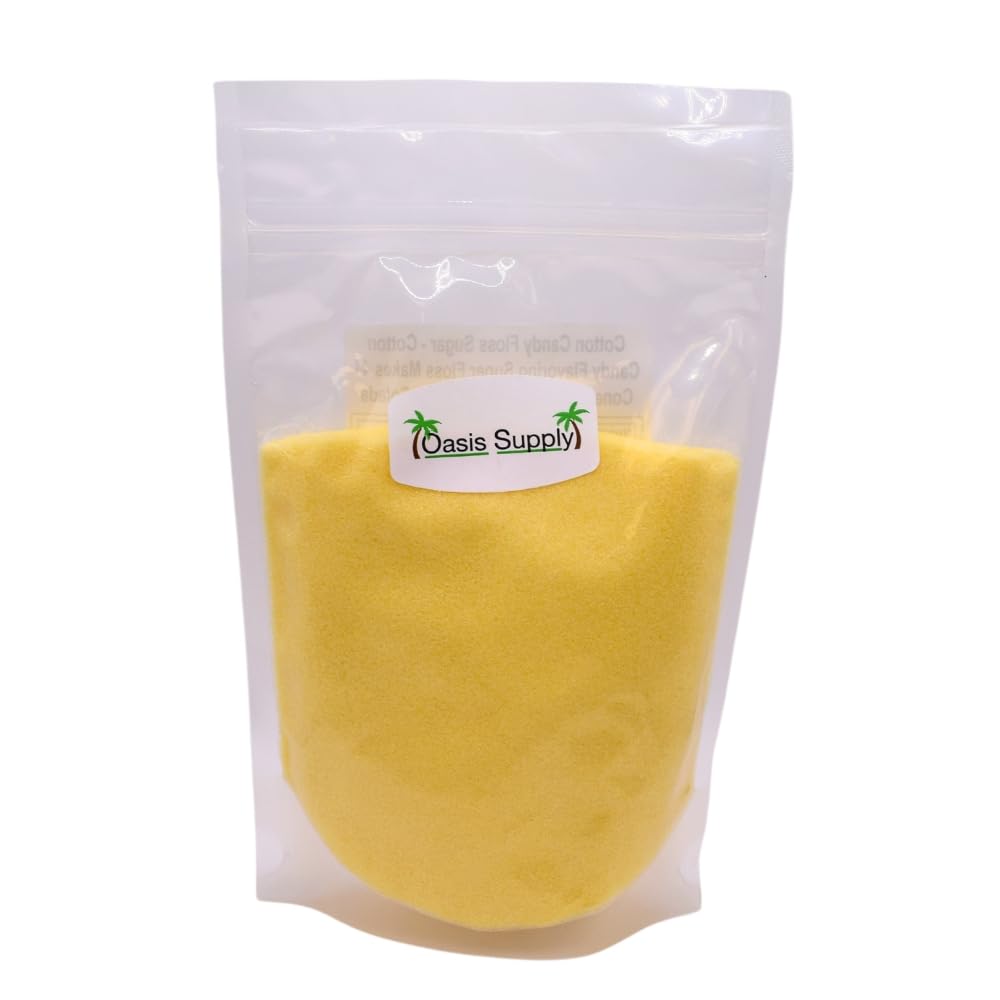 Pina Colada Cotton Candy Sugar (11 oz) – Makes 44 Cones | Premium Floss Flavoring for Carnival, Party & Event Supplies | DIY Sweet Treats for Kids & Adults