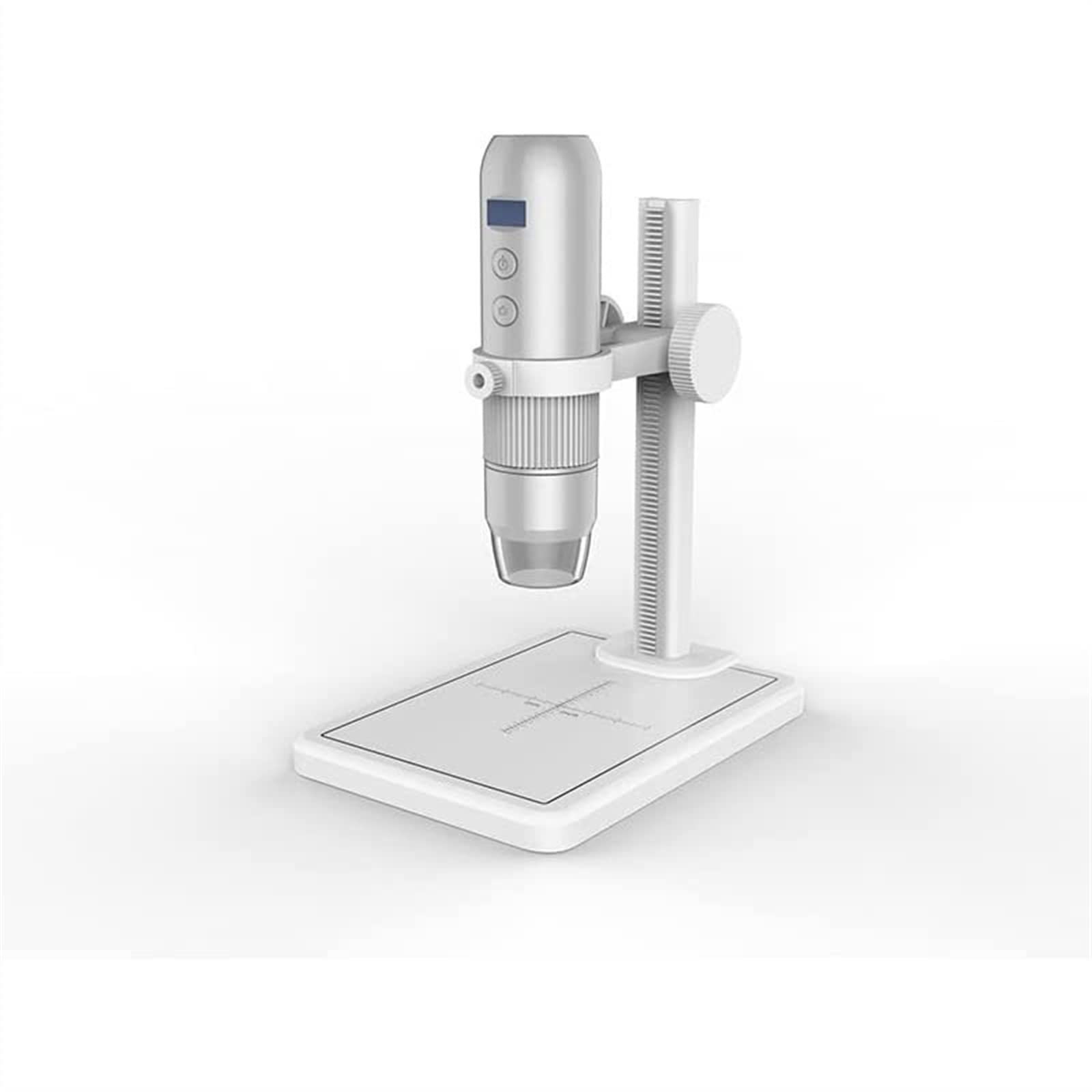 4K WiFi Digital Microscope for iPhone Android PC - 50-1000X Magnification USB Wireless HD Endoscope Camera Compatible with Smartphones, iPad, Tablets, Windows, Mac, Chrome, Linux - Perfect for Coin Collecting, Jewelry Inspection, PCB Repair & Science Education