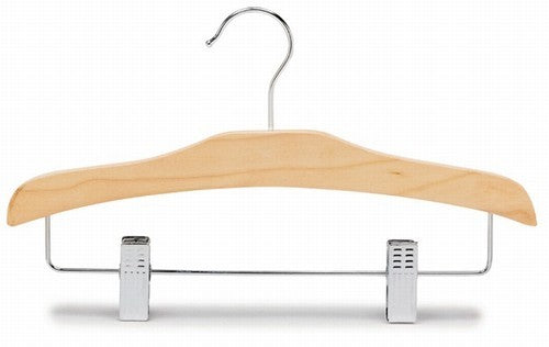 12 Pack Kids Wooden Clothes Hangers - Durable & Decorative Hangers for Children's Wardrobe, Nursery, and Closet Organization