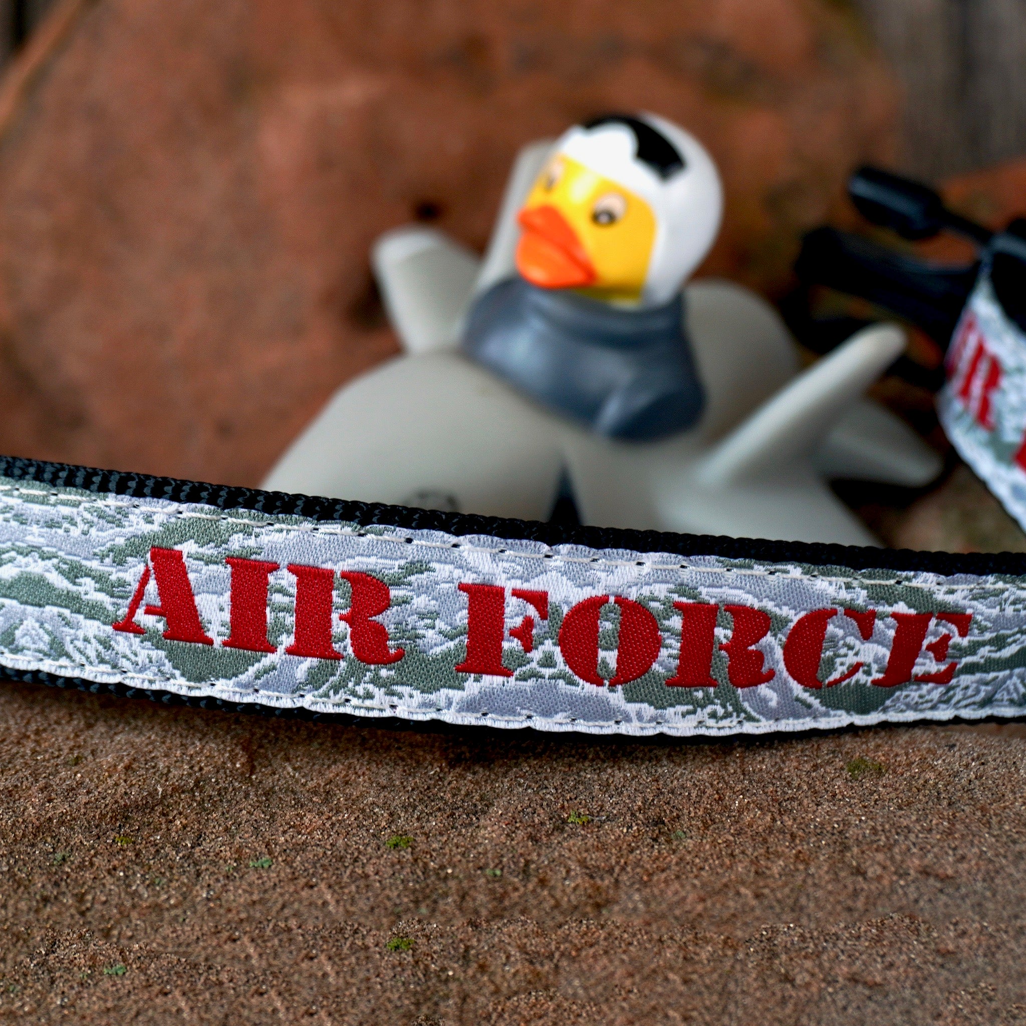 Air Force Dog Collar - Durable Nylon Military Dog Collar with Metal Buckle for Small Medium Large Dogs - Perfect for Training, Walking & Outdoor Adventures