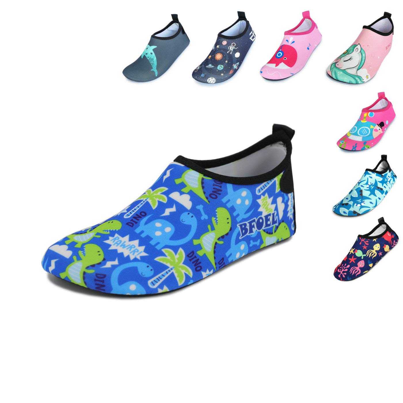 Best Kids Water Shoes for Toddler Boys & Girls - Quick Dry Non-Slip Swim Socks for Beach, Pool & Aqua Sports | Lightweight Water Shoes for Big Kids Outdoor Activities