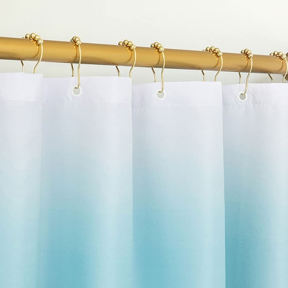 **Adjustable Telescoping Spring Tension Curtain Rod 60-102 Inches, Blackout Door & Shower Rod with Gold Finish for Bedroom, Living Room & Bathroom**
