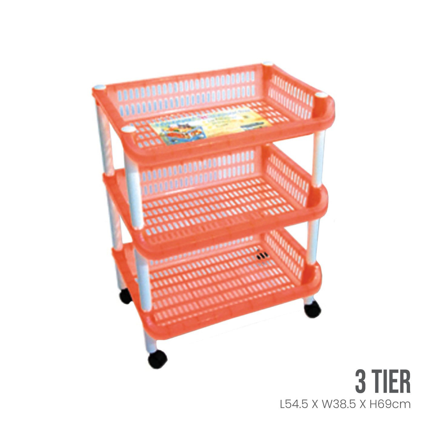 3 Tier XL Document Organizer Tray - Heavy Duty Stackable File Holder for Office, Home, or School - Perfect for Organizing Papers, Folders, and Mail