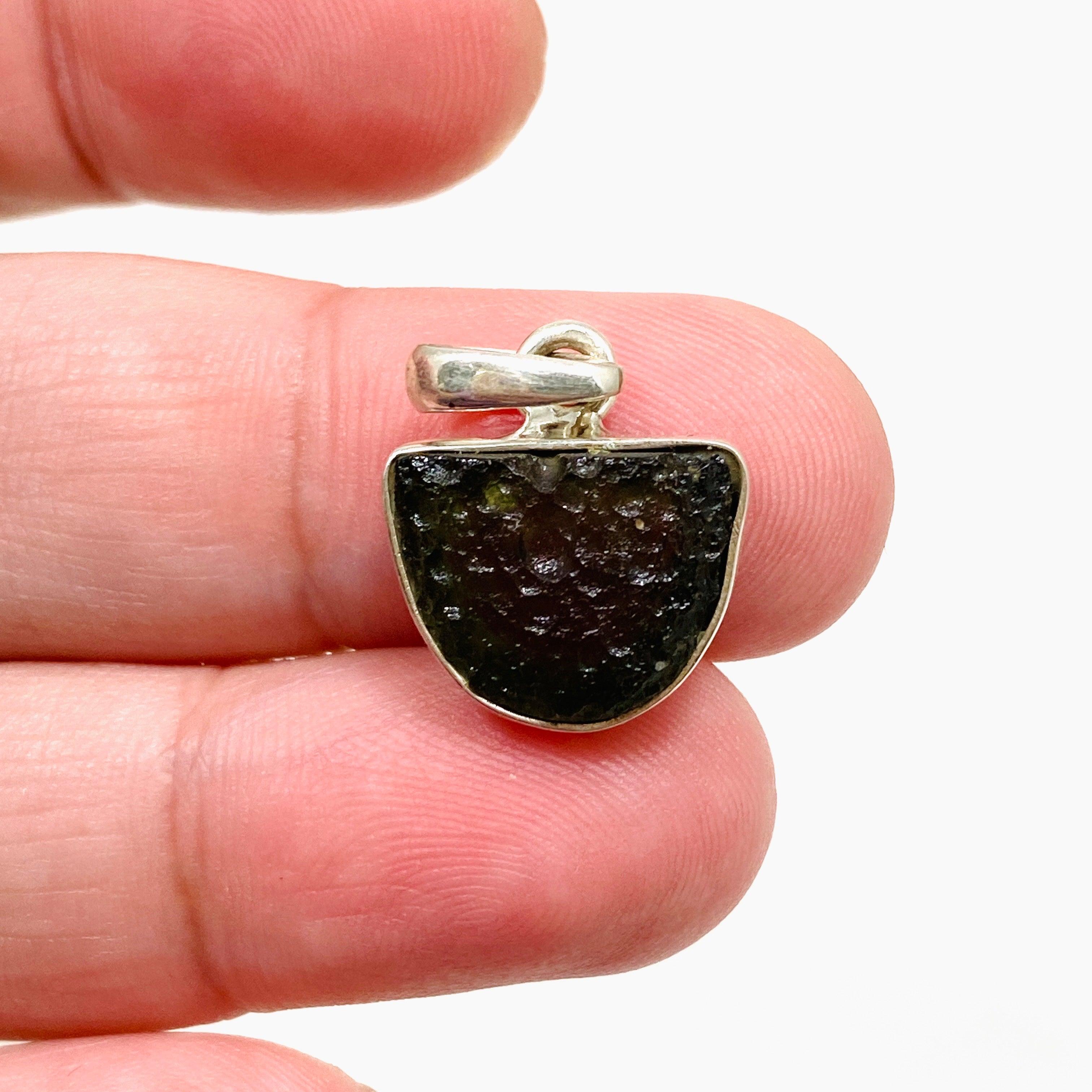 Natural Moldavite Pendant 2.44g Genuine Czech Meteorite Jewelry - Perfect for Spiritual Healing, Meditation & Unique Gift Giving