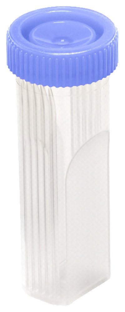 Caplugs Evergreen 240-5400-L8K – 1000 Pack Disposable Pap Smear Slide-Fix Jars, 30mm Diameter x 98mm Height, 30mL Capacity with Lavender Polyethylene Cap – Ideal for Medical Laboratories & Cytology Sample Storage