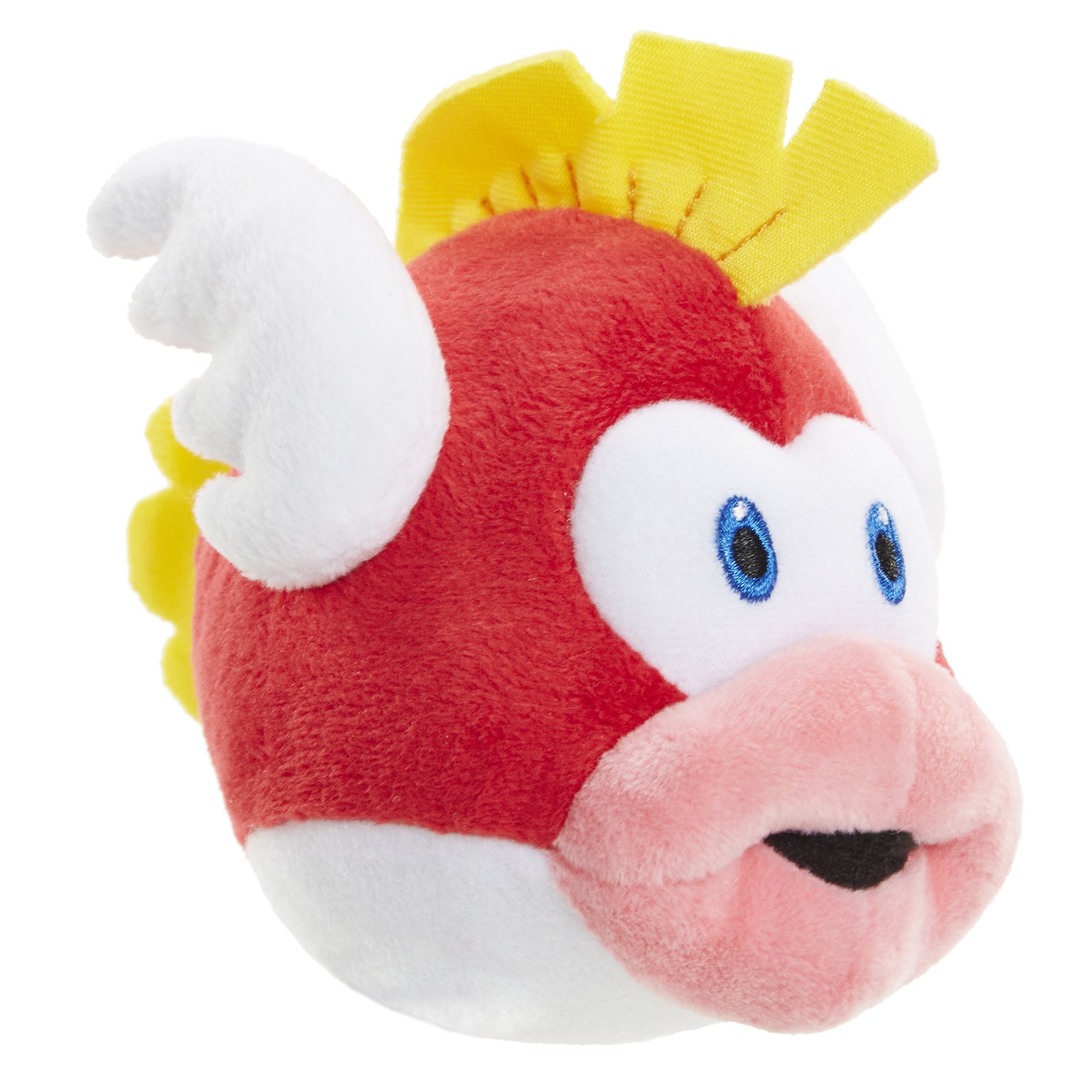 Official Nintendo Cheep Cheep Plush Toy - Super Mario Bros Collectible Stuffed Fish - Perfect for Gaming Fans, Kids Room Decor & Gift for Mario Lovers