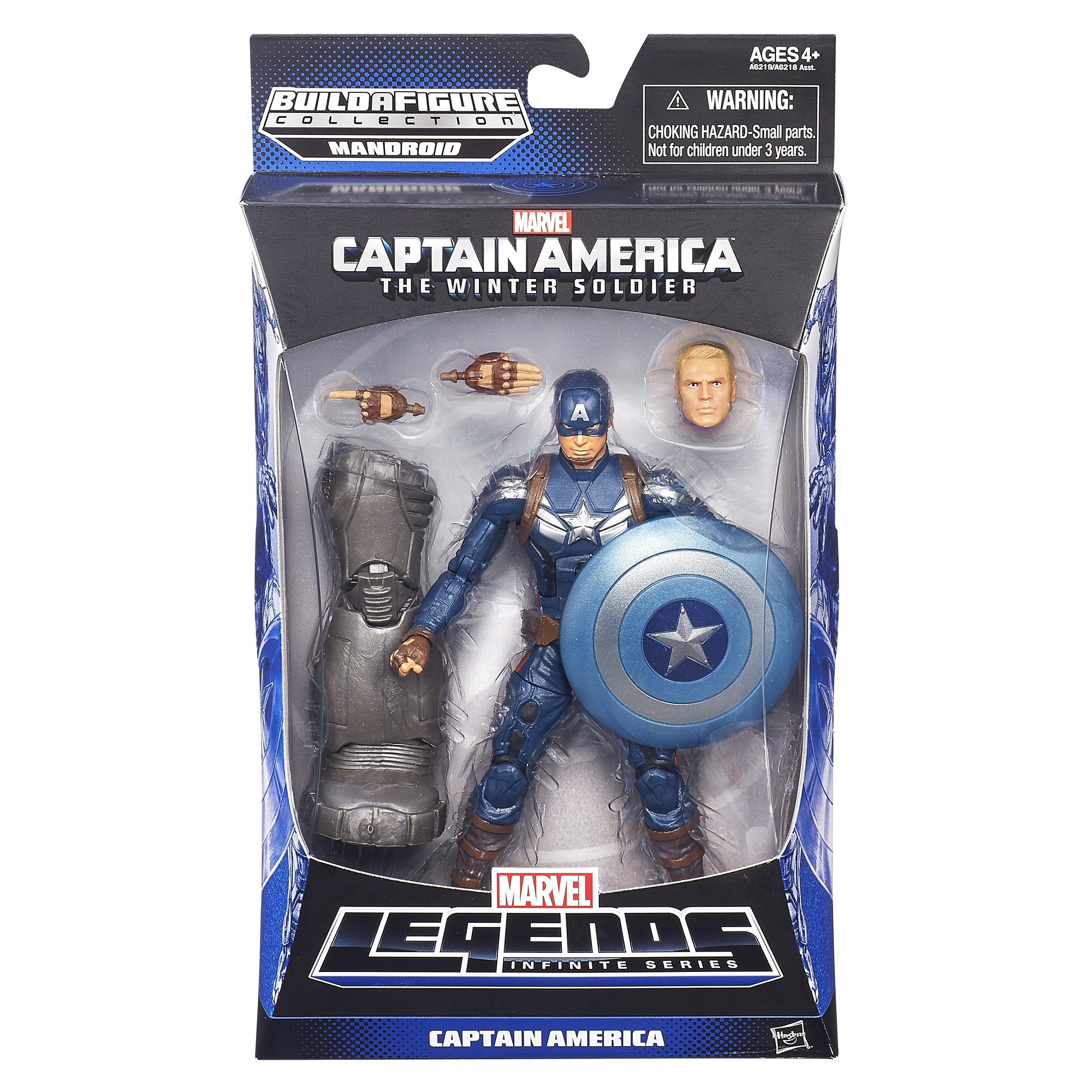 Marvel Legends 6-Inch Captain America Action Figure - Collectible Superhero Toy for Display & Play | Perfect for Marvel Fans, Gift Giving & Comic Book Collections