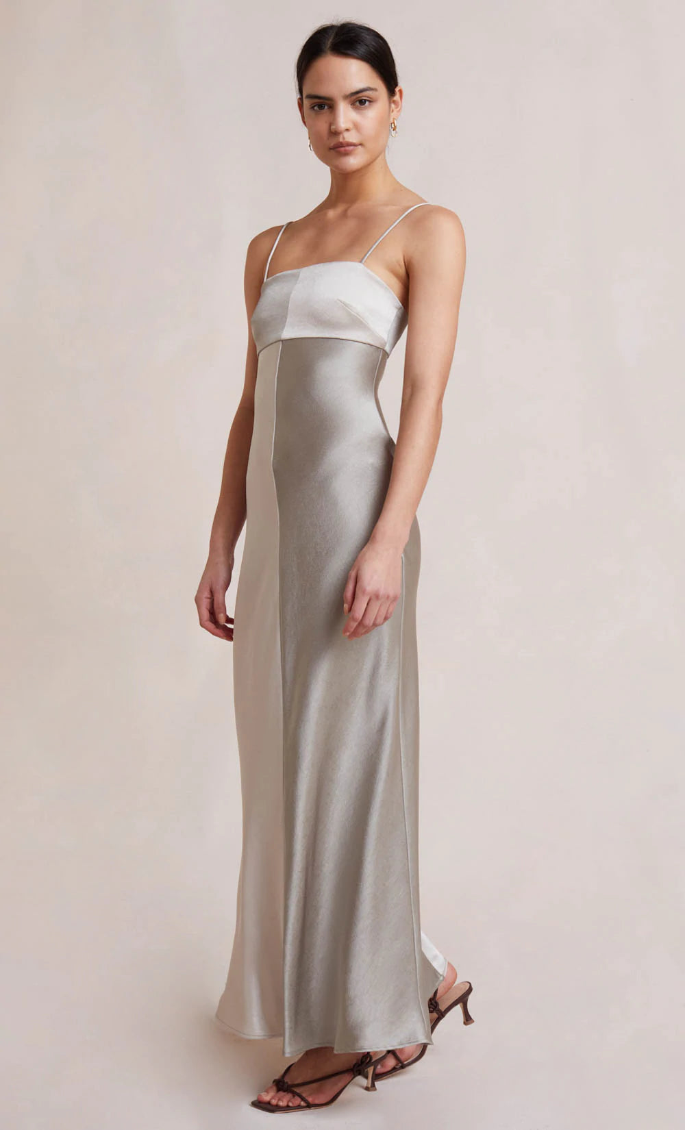 Felix Maxi Dress - Elegant Stone Multi Color Flowy Long Dress for Women | Perfect for Summer, Beach, Parties & Casual Wear