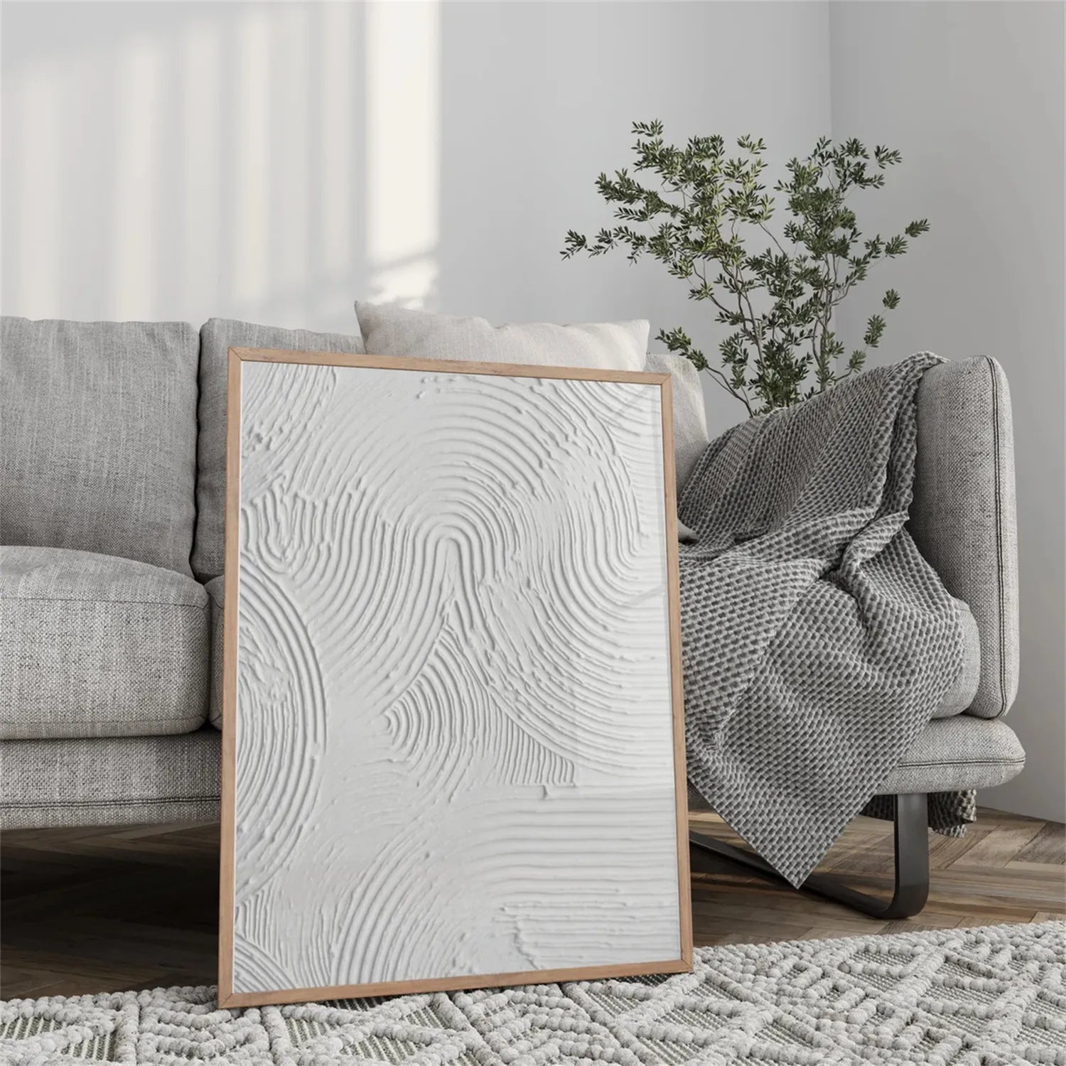 Minimalist Balance Canvas Painting Set of 3 - Abstract Wall Art Decor for Living Room, Bedroom & Office #MM294 | Modern Home Decor & Gift Idea